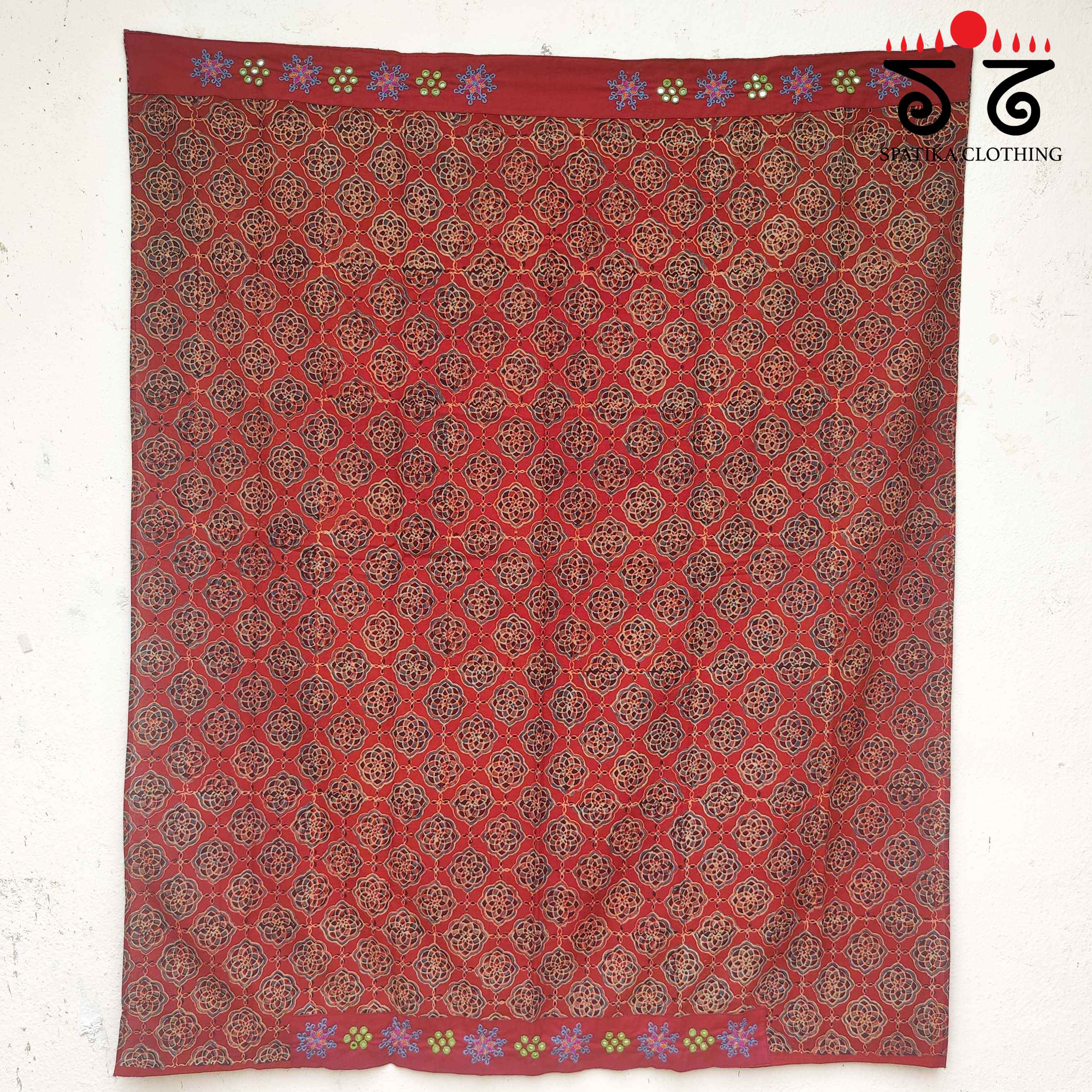 Banjara Handembroidery - Ajrakh Blouse Fabric