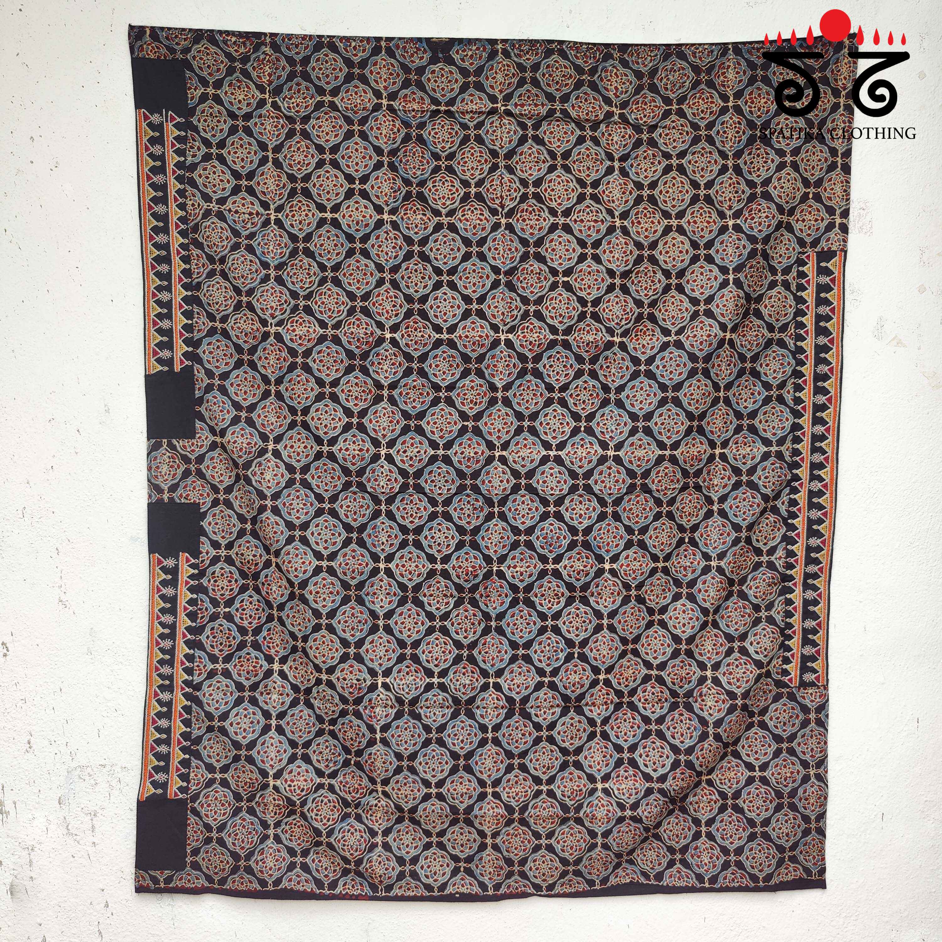 Banjara Handembroidery - Ajrakh Blouse Fabric