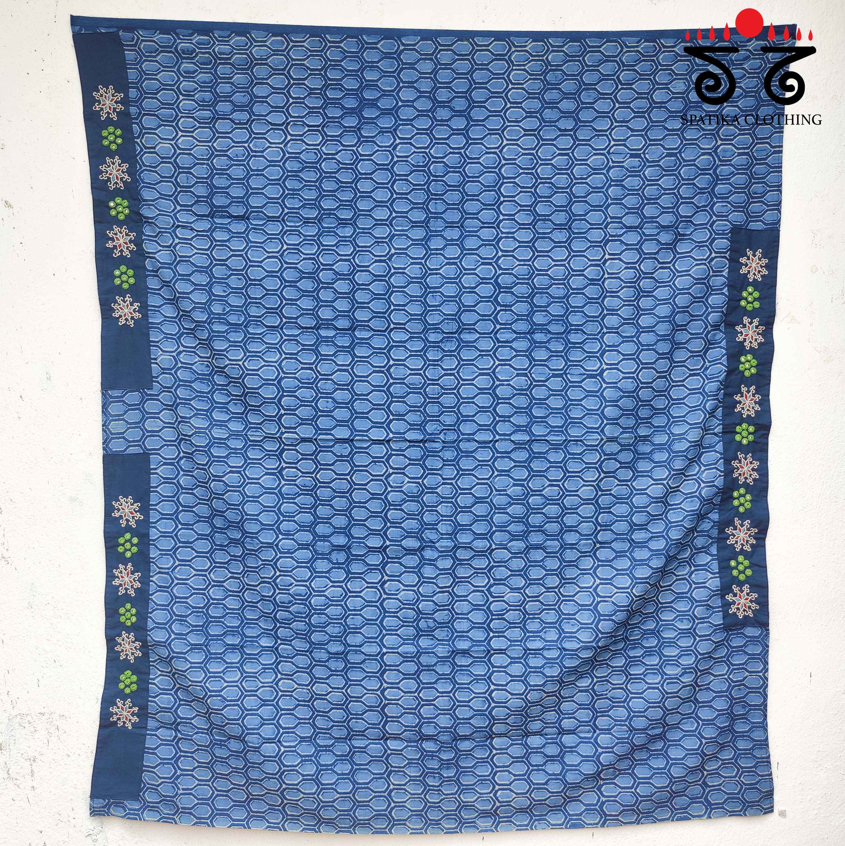 Banjara Handembroidery - Ajrakh Blouse Fabric
