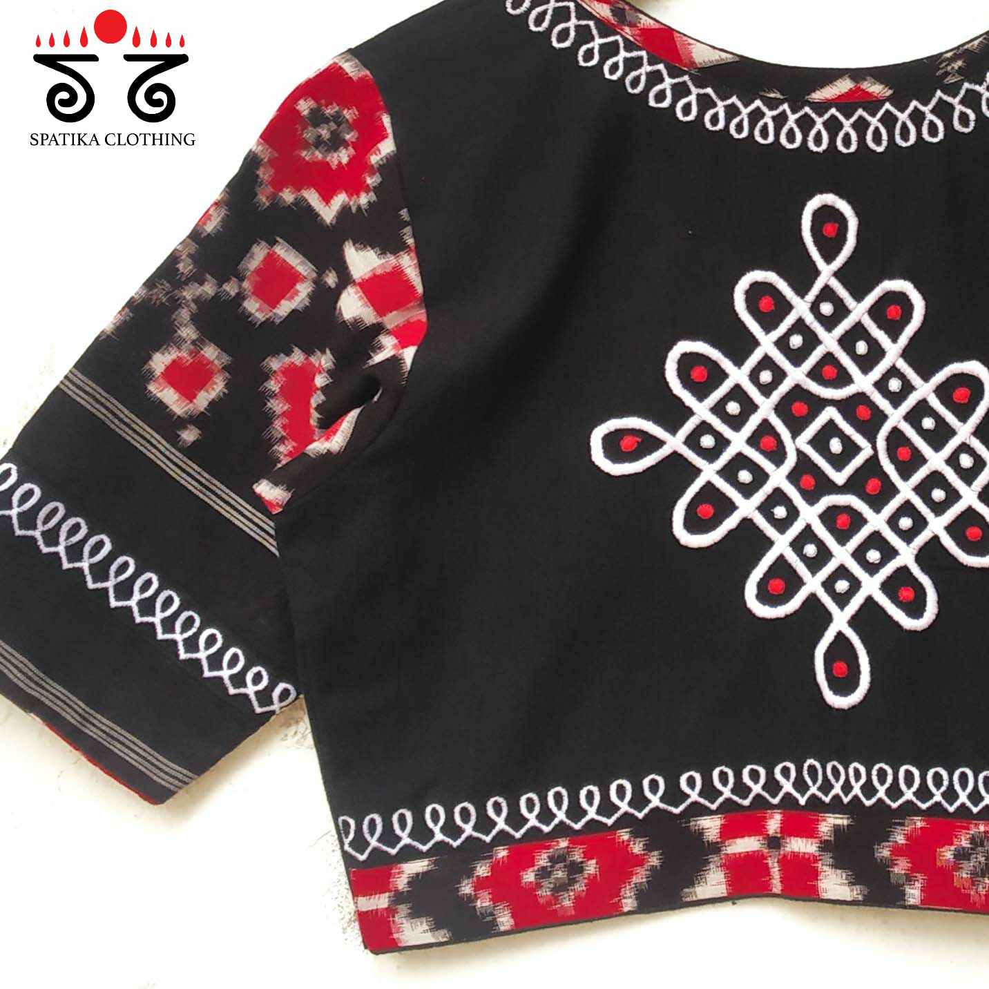 The Telia Rumal - Kolam Blouse
