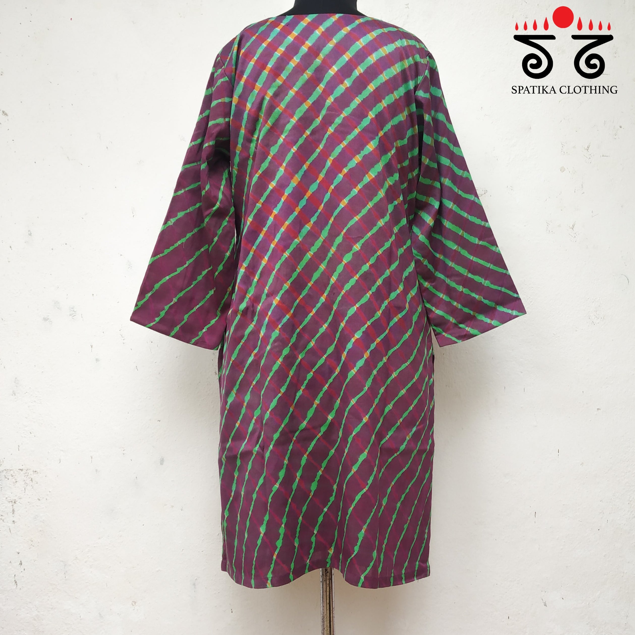 Leheriya -  Khun Hand Embroidered Kurta
