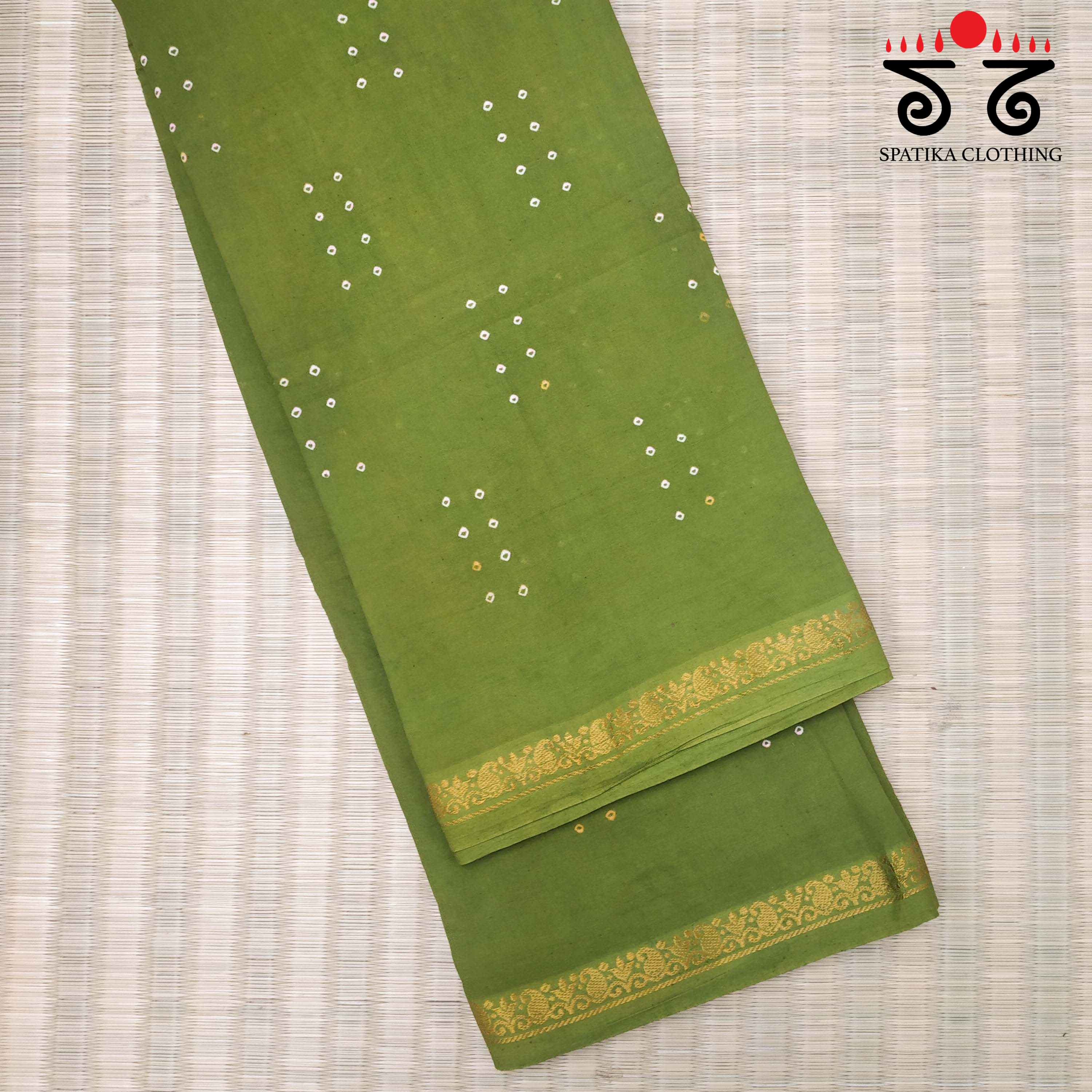 Sungudi - Handwoven Cotton Saree