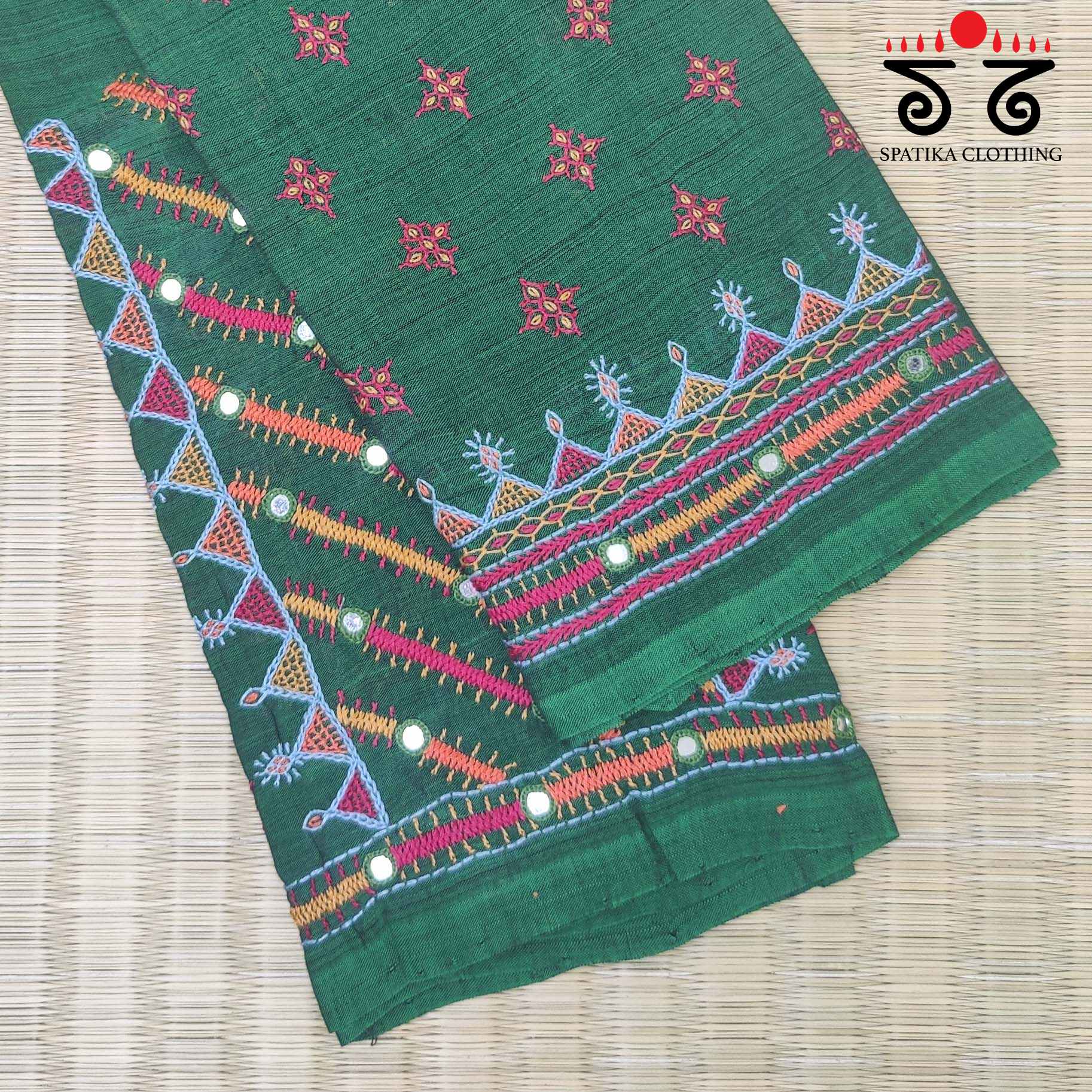 Banjara Handembroidered Blouse Fabric