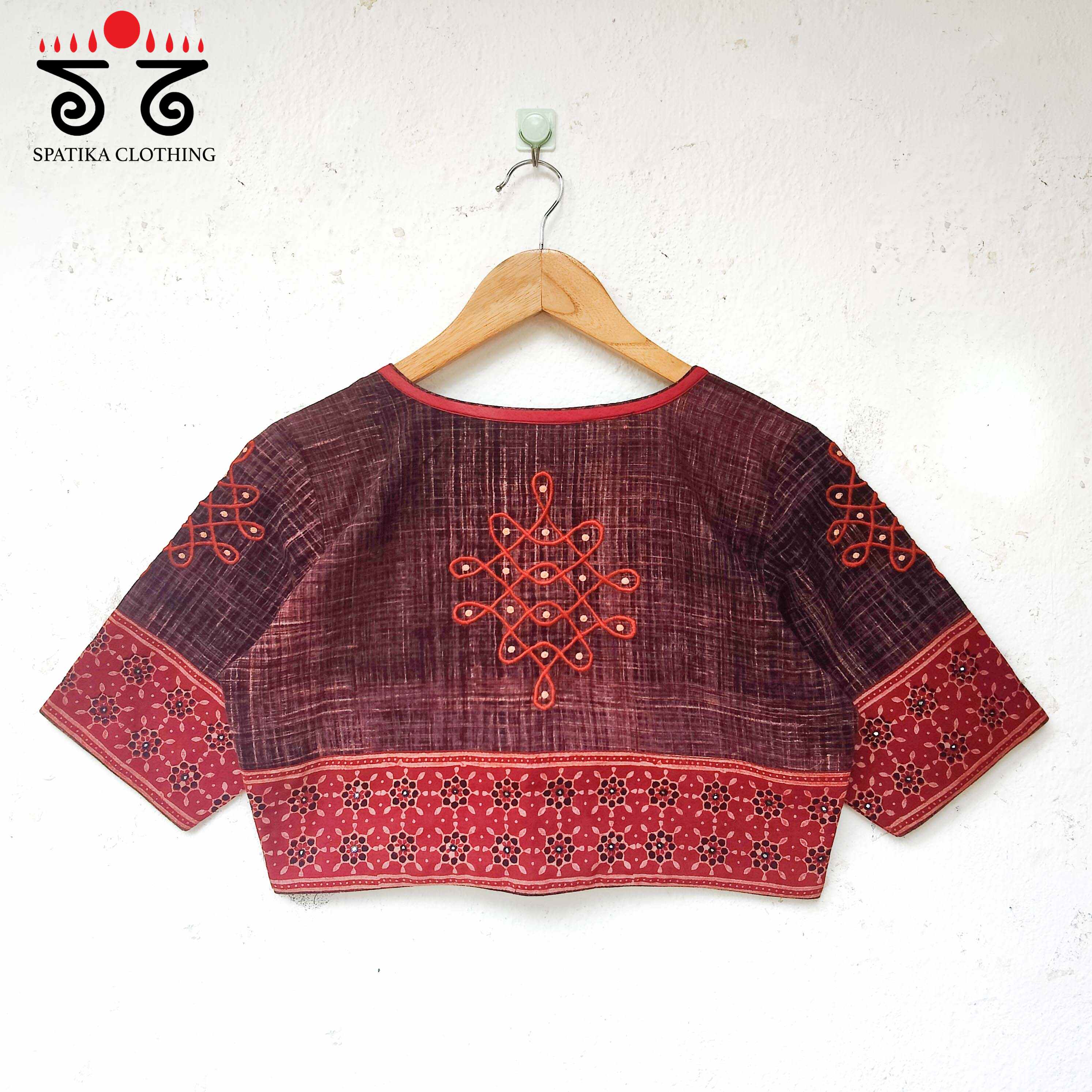 The Ajrakh - Kolam Blouse