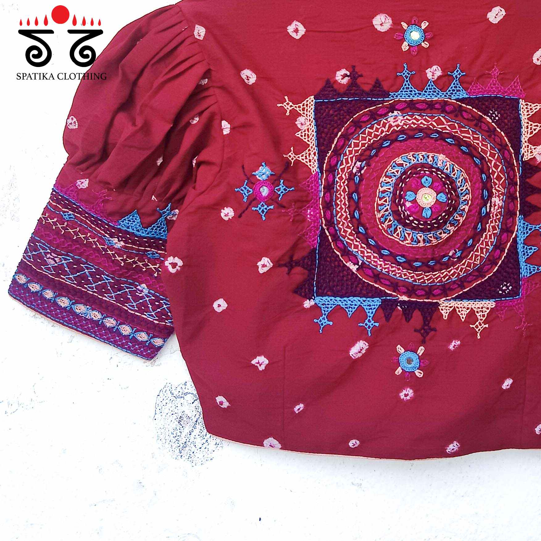 The Lambani - Bandhani blouse