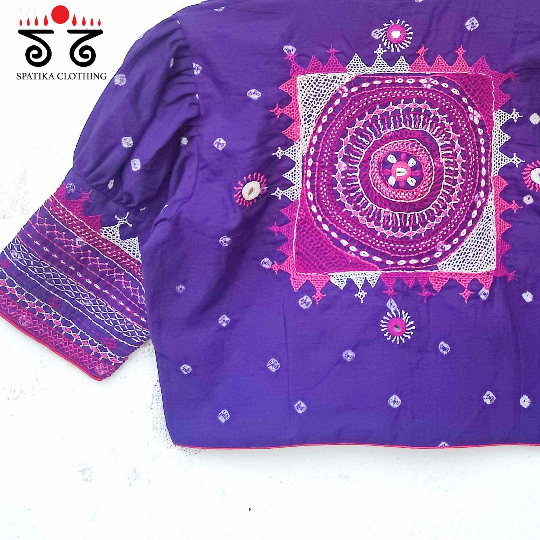 The Lambani - Bandhani blouse