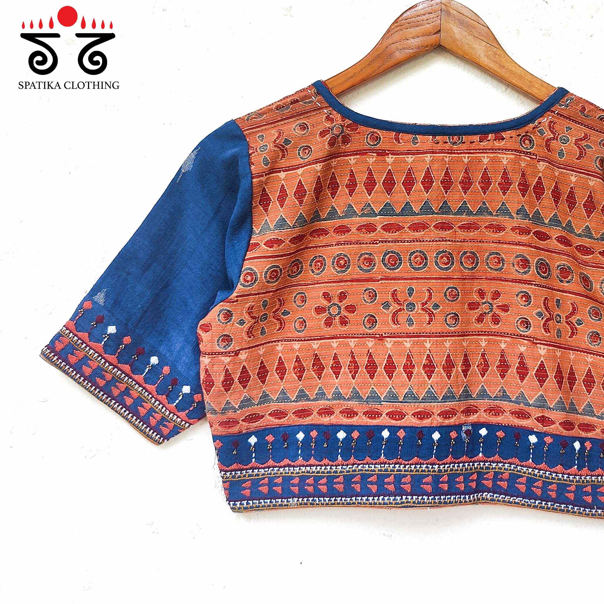 Ajrak Soof Blouse
