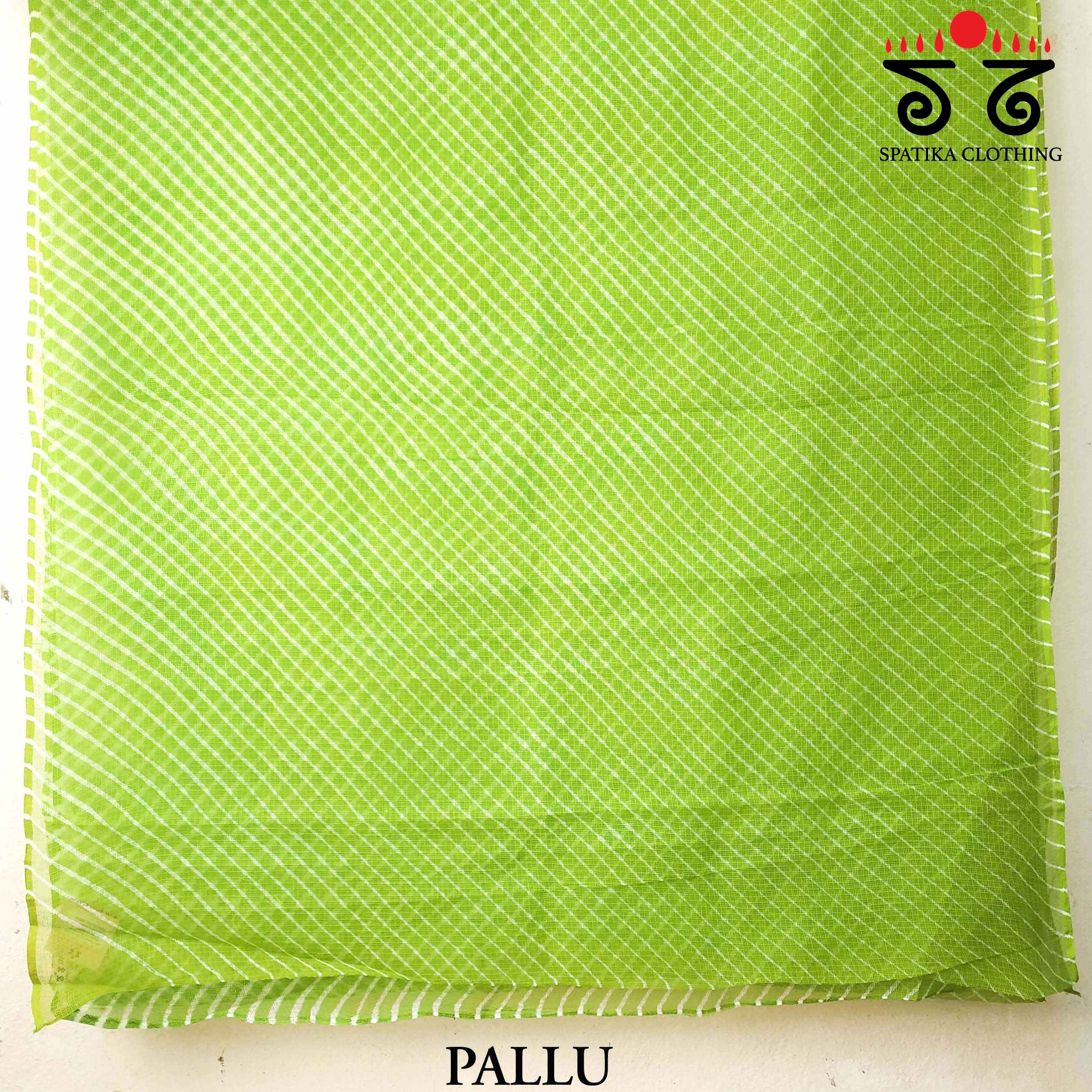 Leheriya On Kota Saree