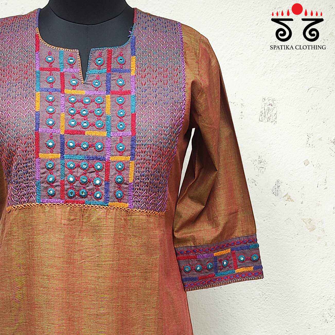 Lambani Hand  Embroidered kurta
