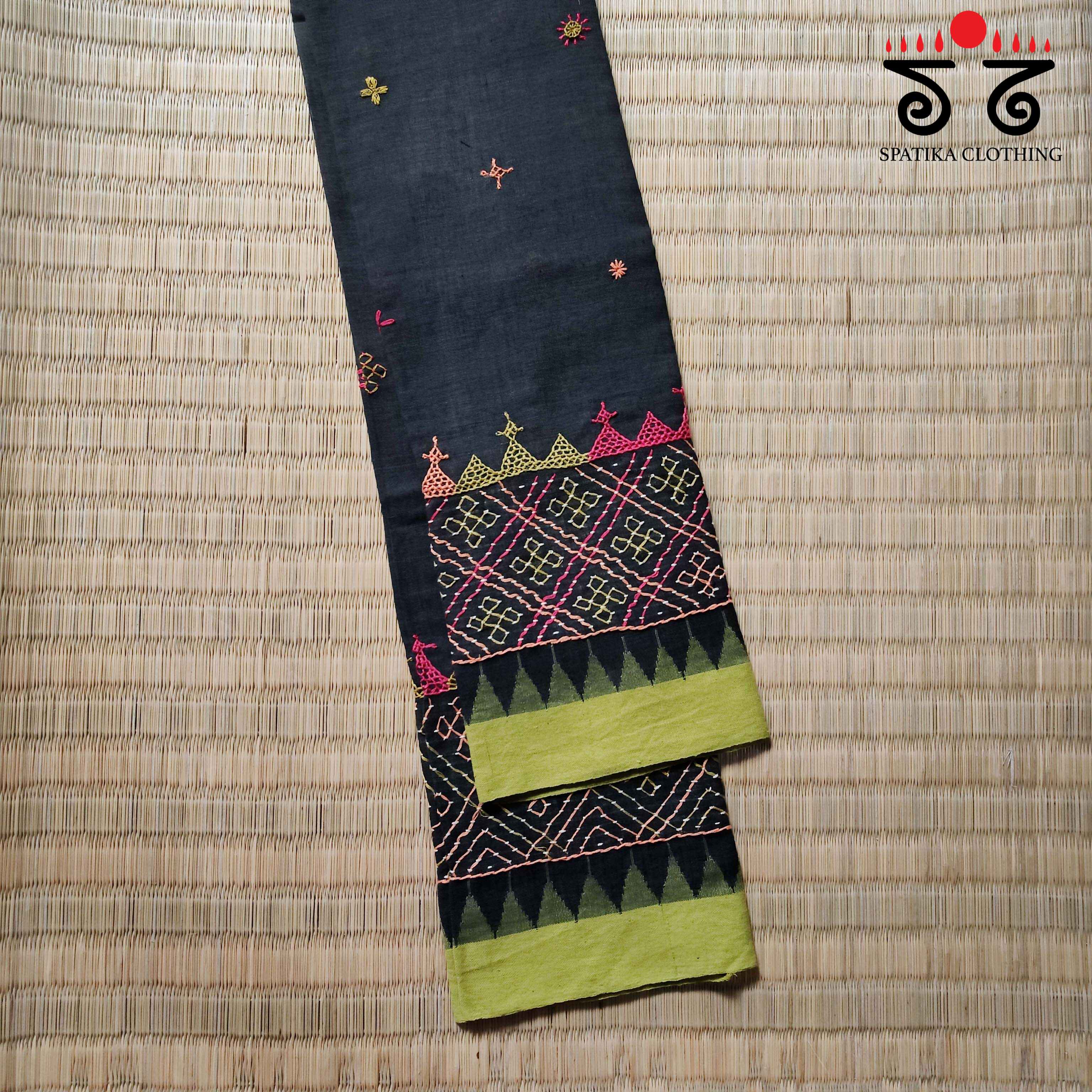 Lambani Hand-embroidered Blouse Fabric
