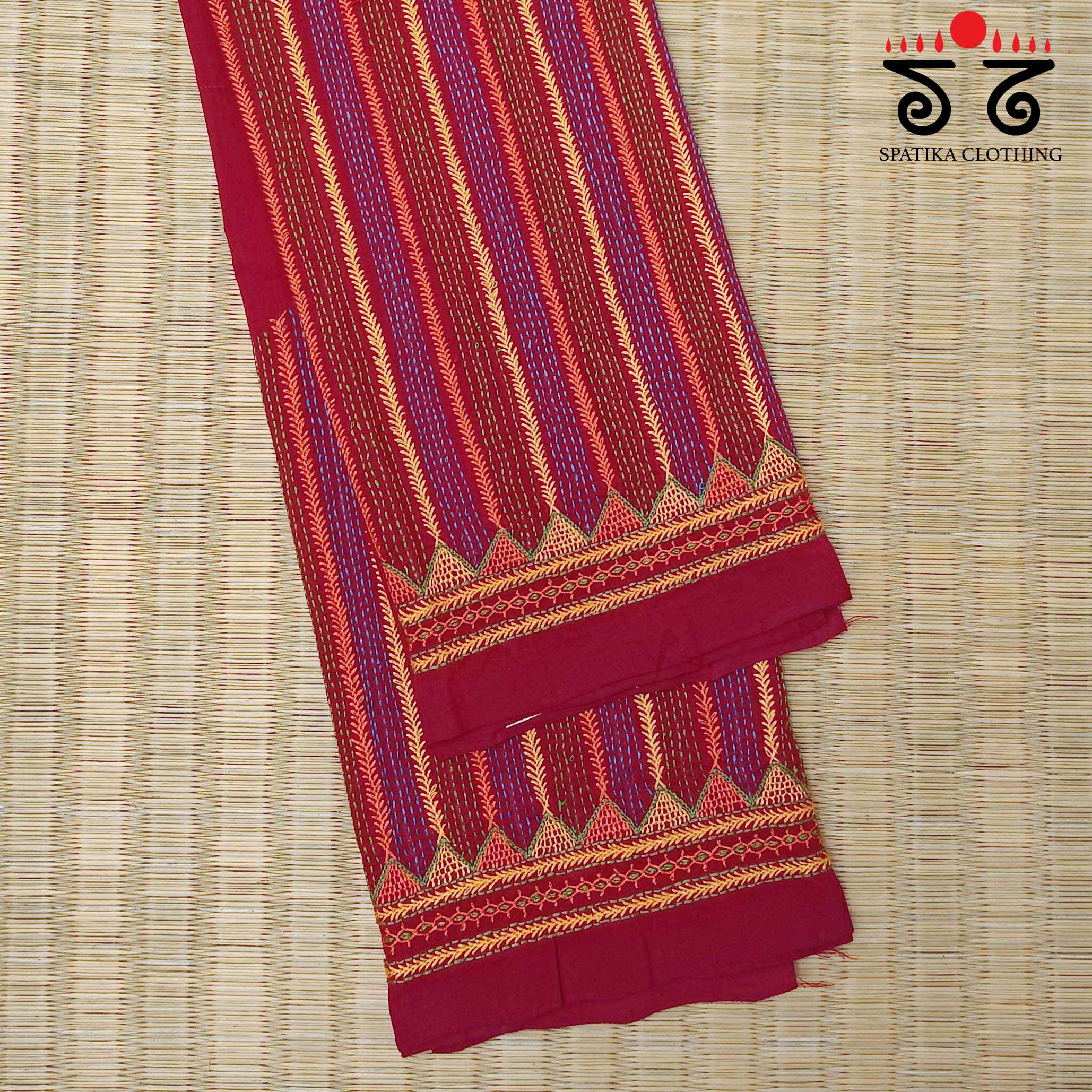 Banjara Hand - Embroidered Blouse Fabric