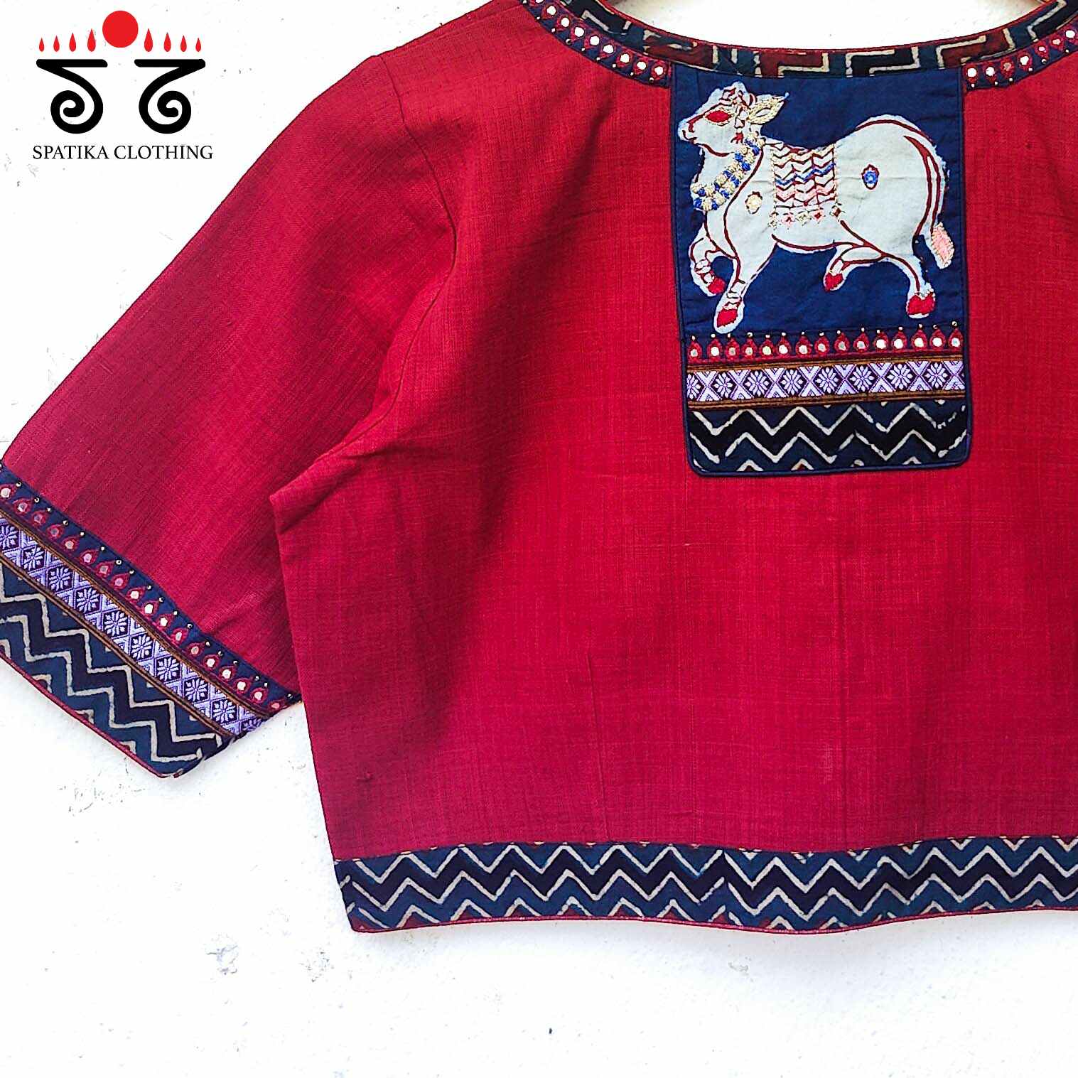 Pichwai Handcrafted Blouse