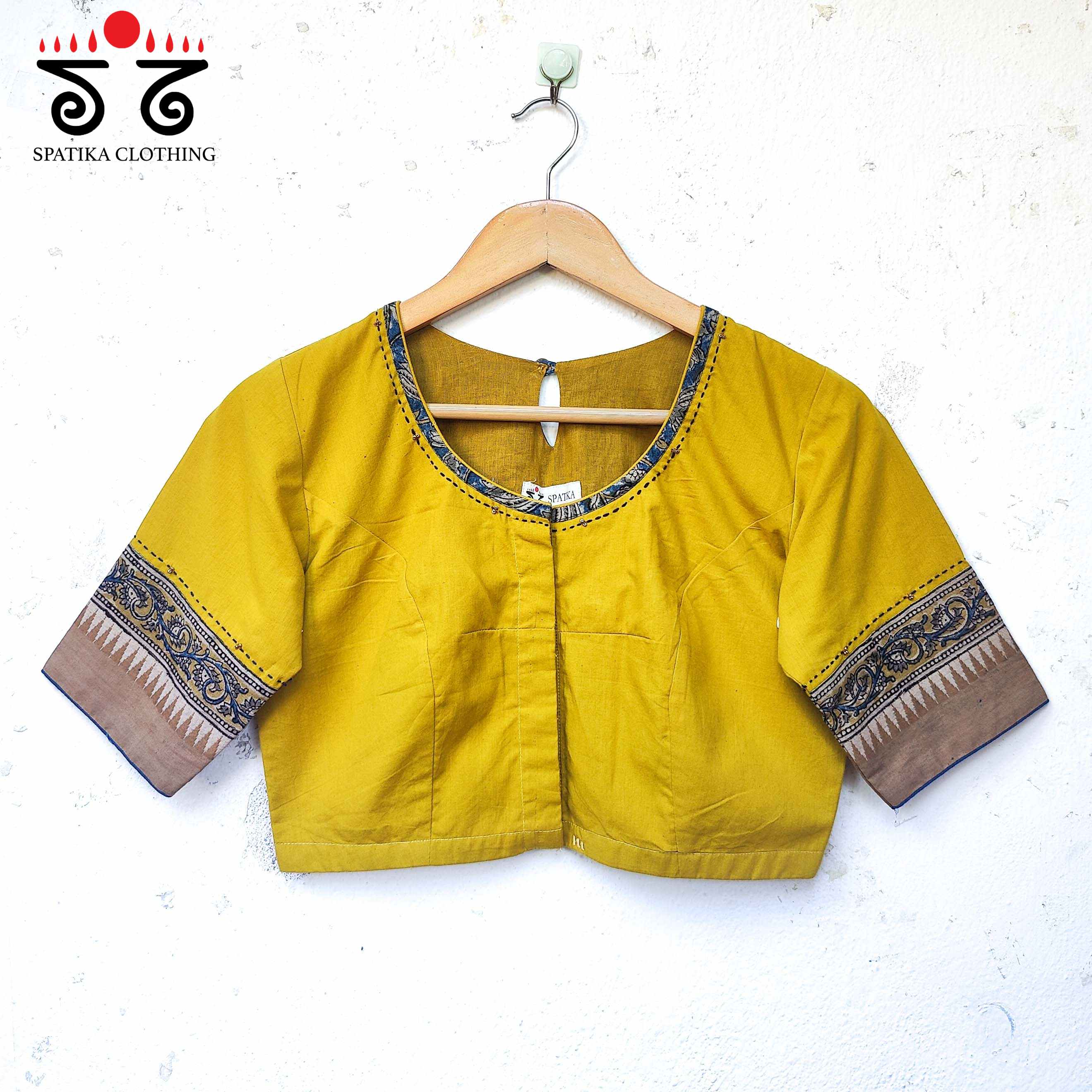 The Kalamkari Yoke Blouse