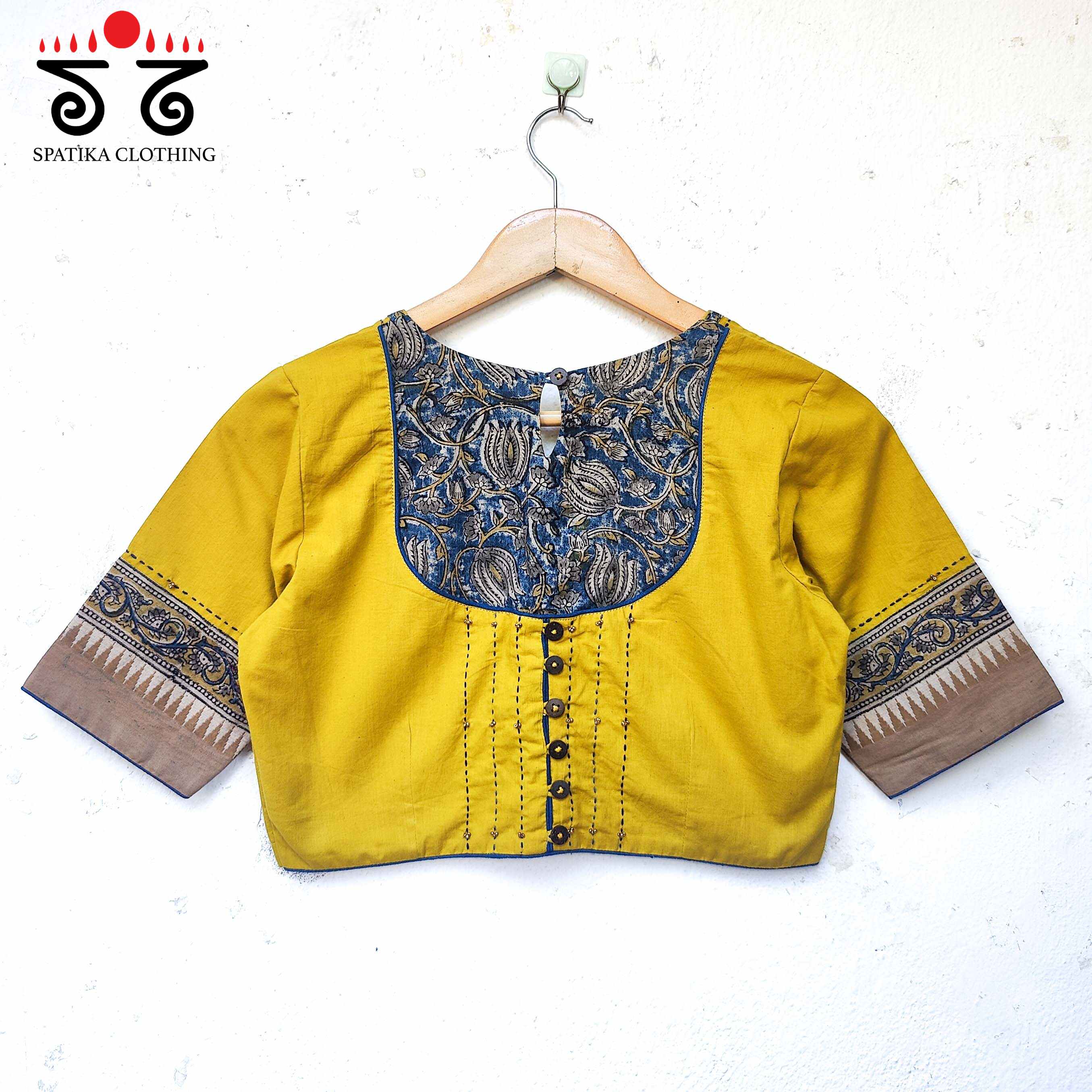 The Kalamkari Yoke Blouse