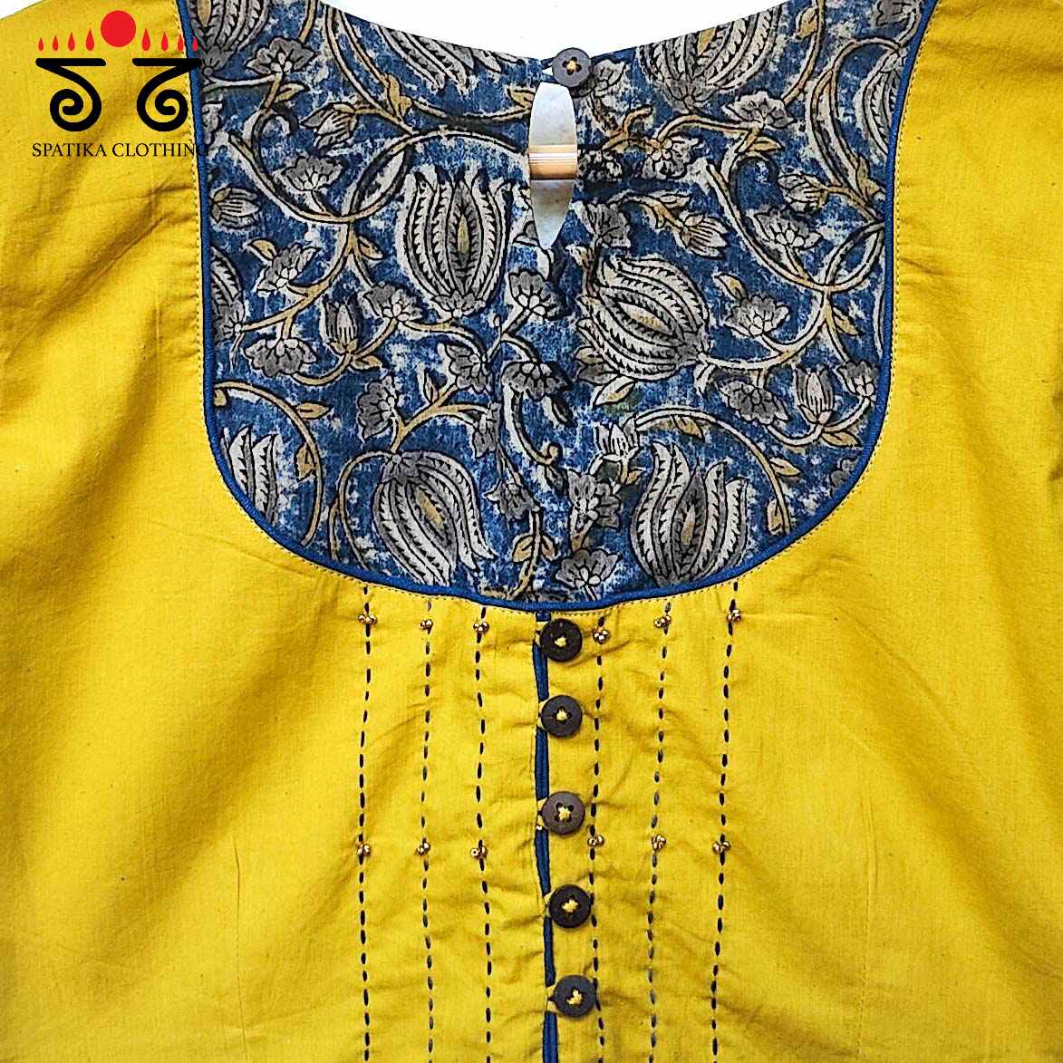The Kalamkari Yoke Blouse