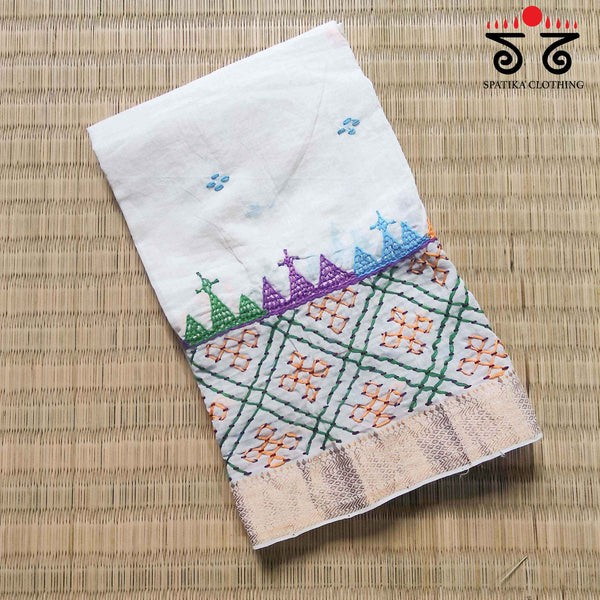 Lambani Hand-embroidered Blouse Fabric