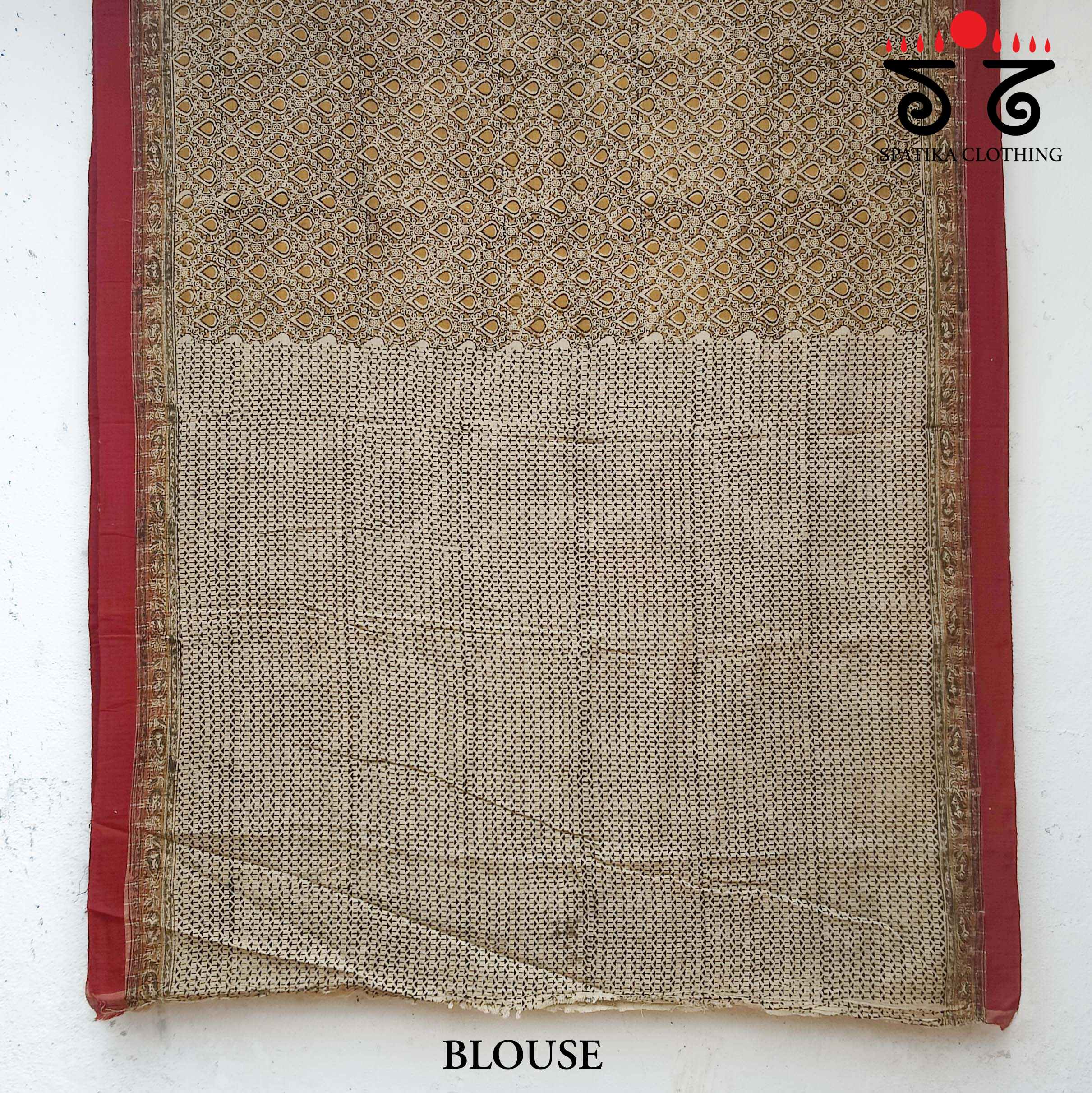 Kalamkari on Ponduru Handspun Cotton Saree