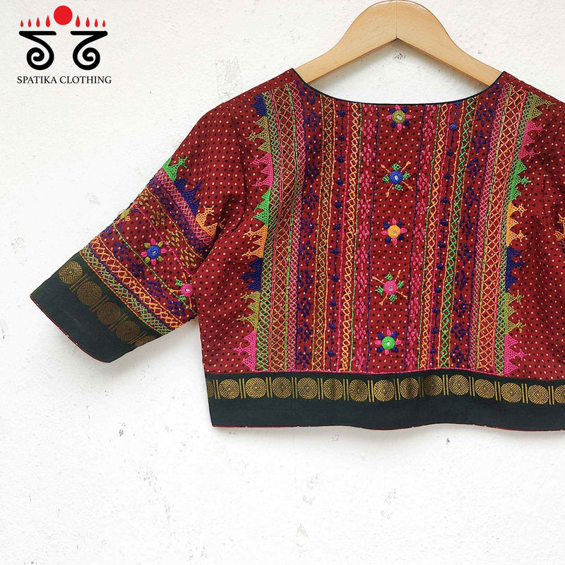 The Lambani Blouse - on Ajrak