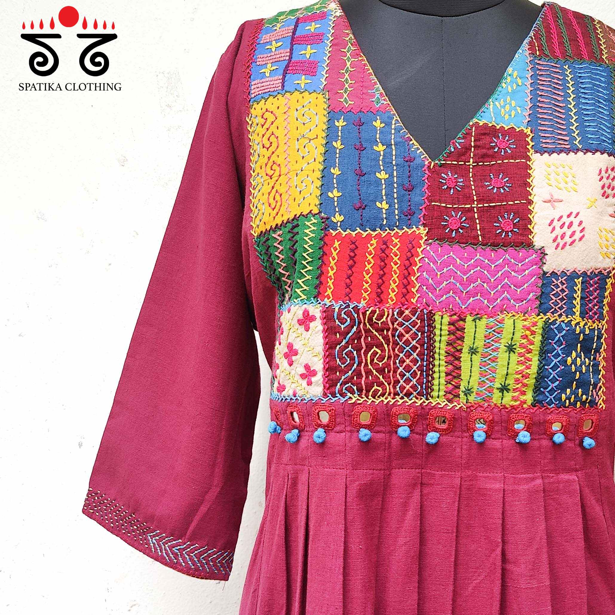 Lambani Hand Embroidered Kurta