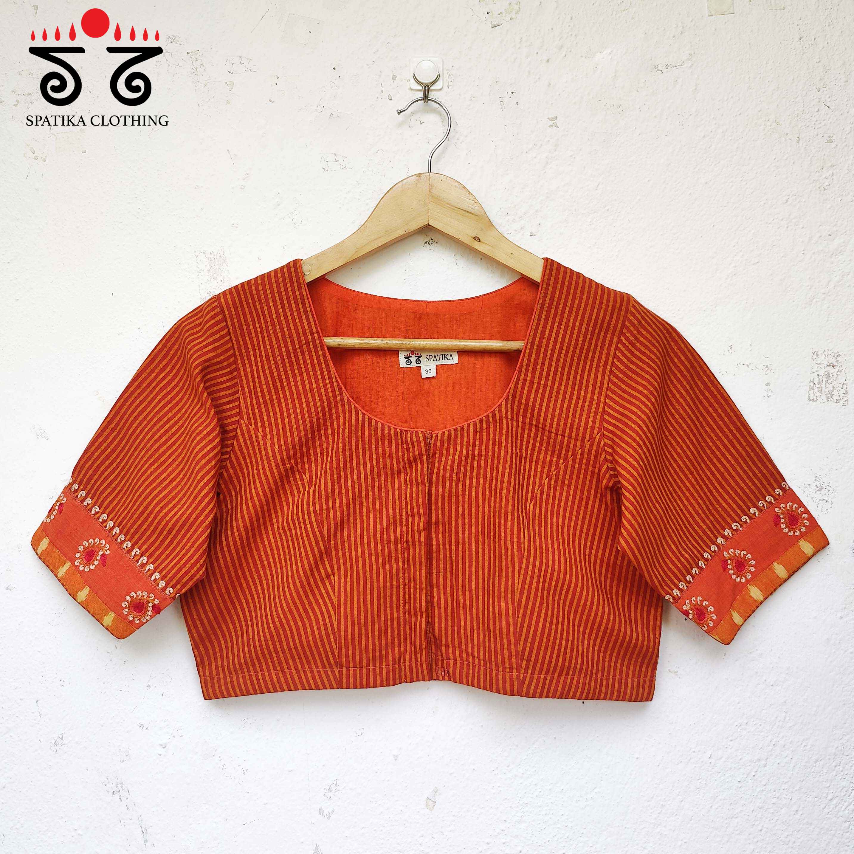 The Inlay and Yoke Hand Embroidered Blouse
