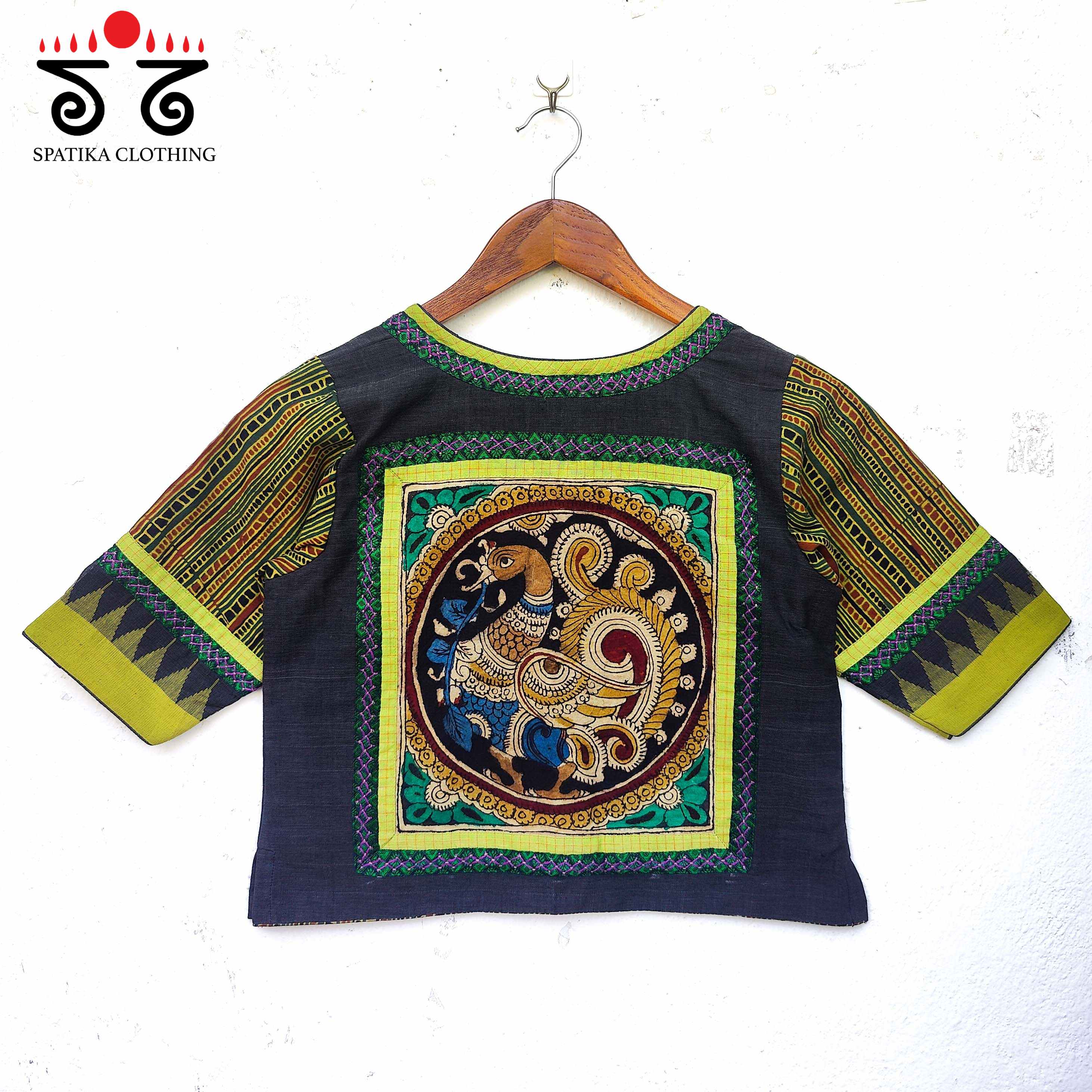Pen Kalamkari croptop
