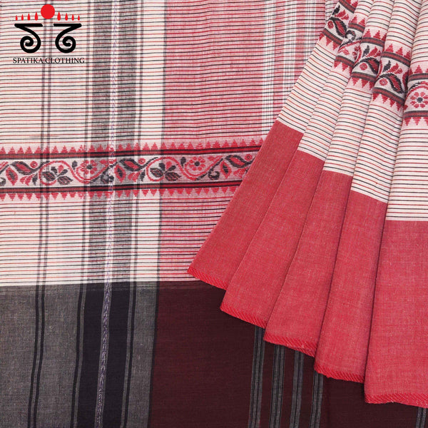 Begampur Handwoven Cotton Saree New!