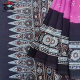 Ajrak - Bandhani Mulmul Cotton Saree