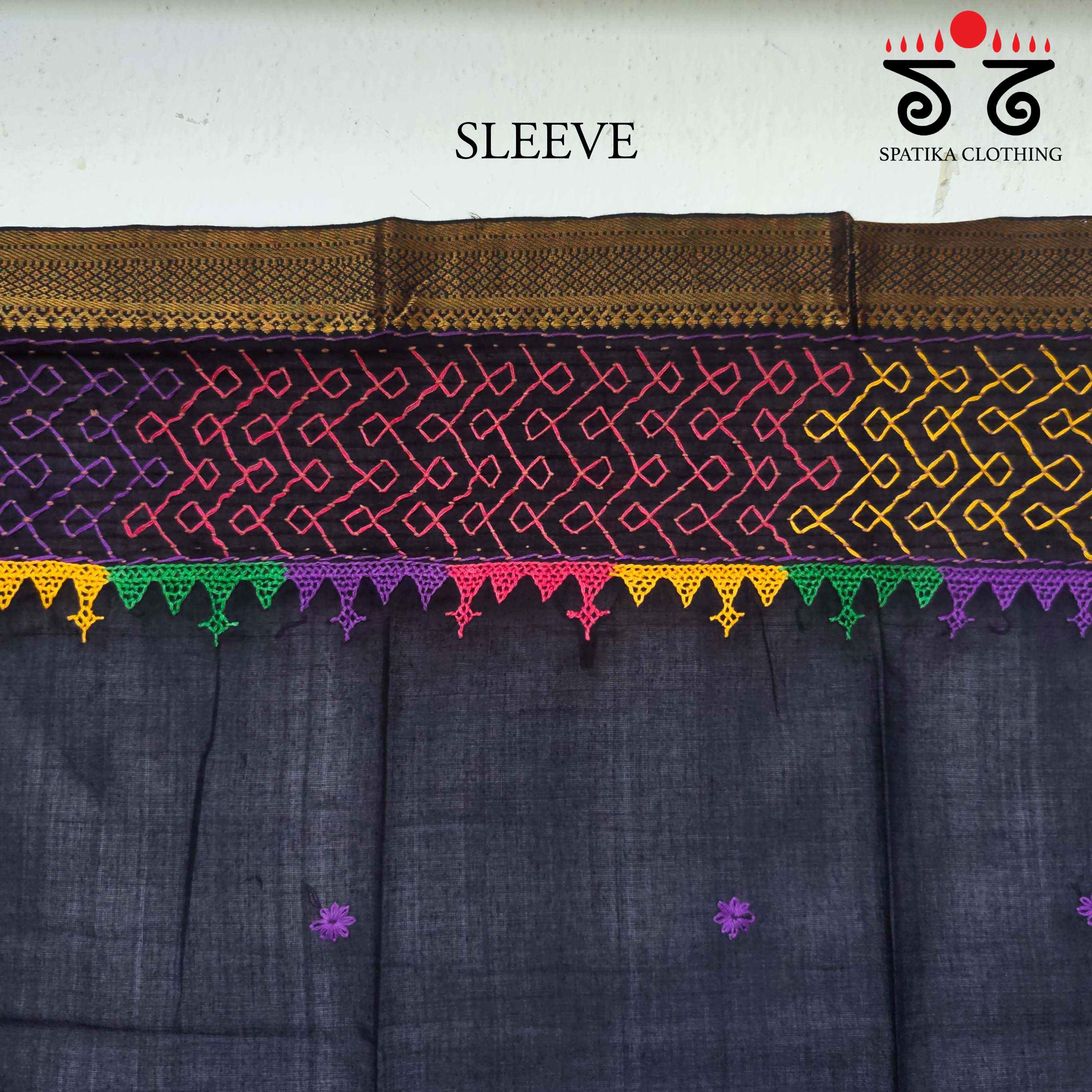 Lambani Hand-embroidered Blouse Fabric