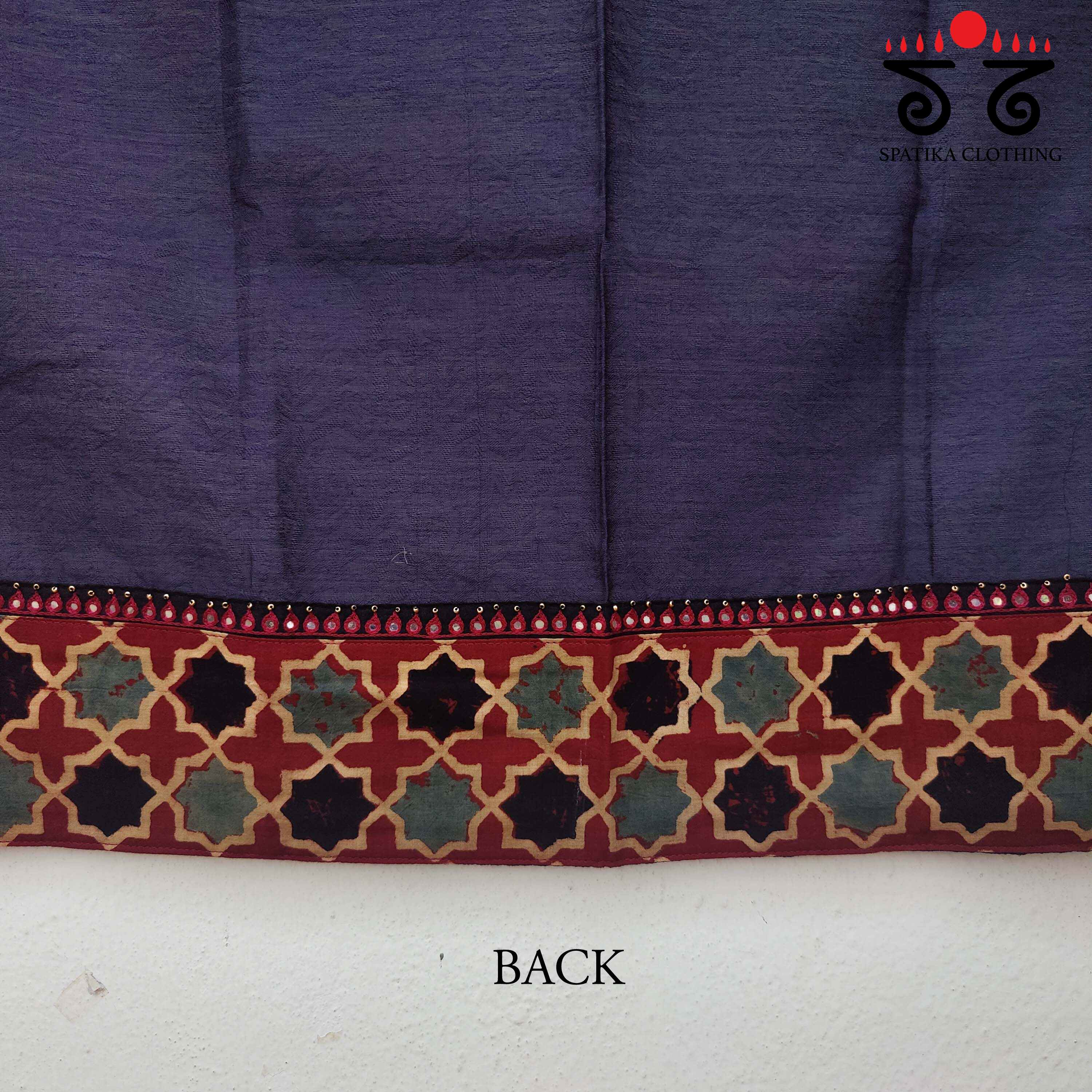 Khun - Hand Embroidered Blouse Fabric