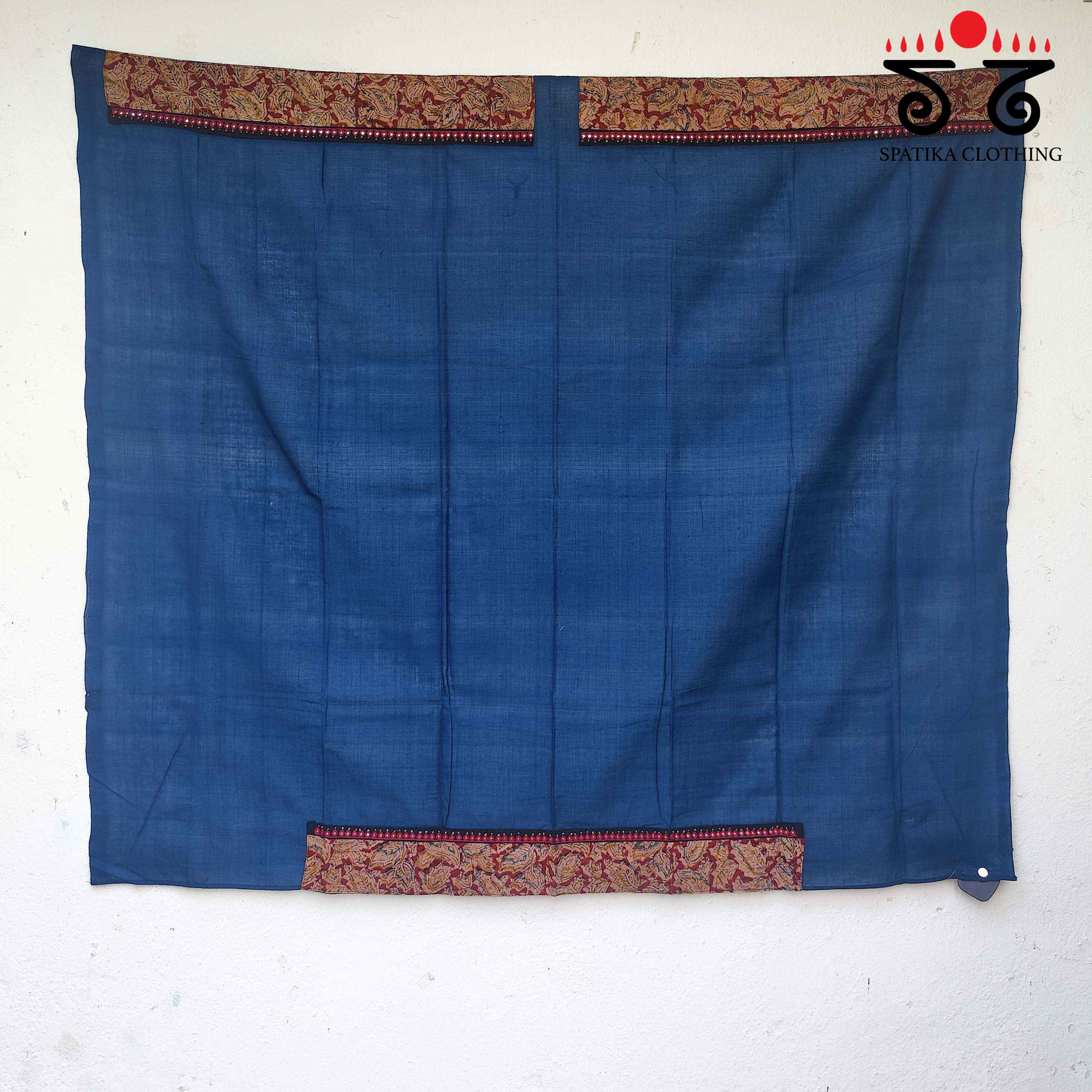 Kalamkari Hand Embroidered Blouse Fabric