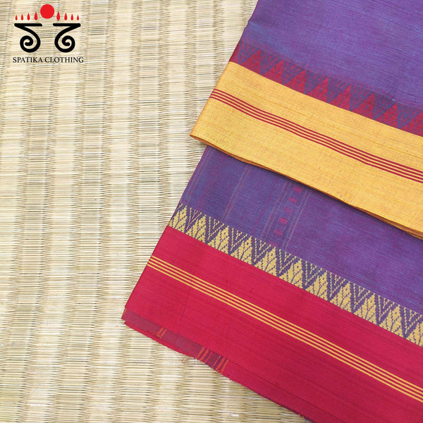 Ganga Jamuna Purple Saree - New!