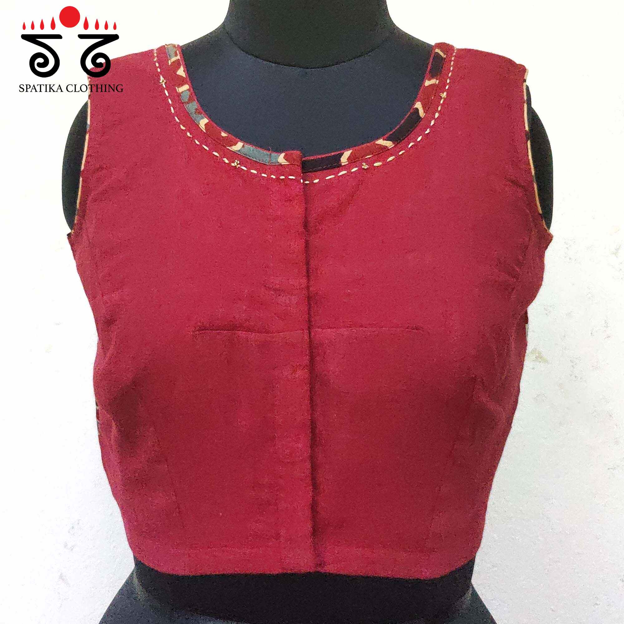 The Ajrak Sleeveless Blouse - New!