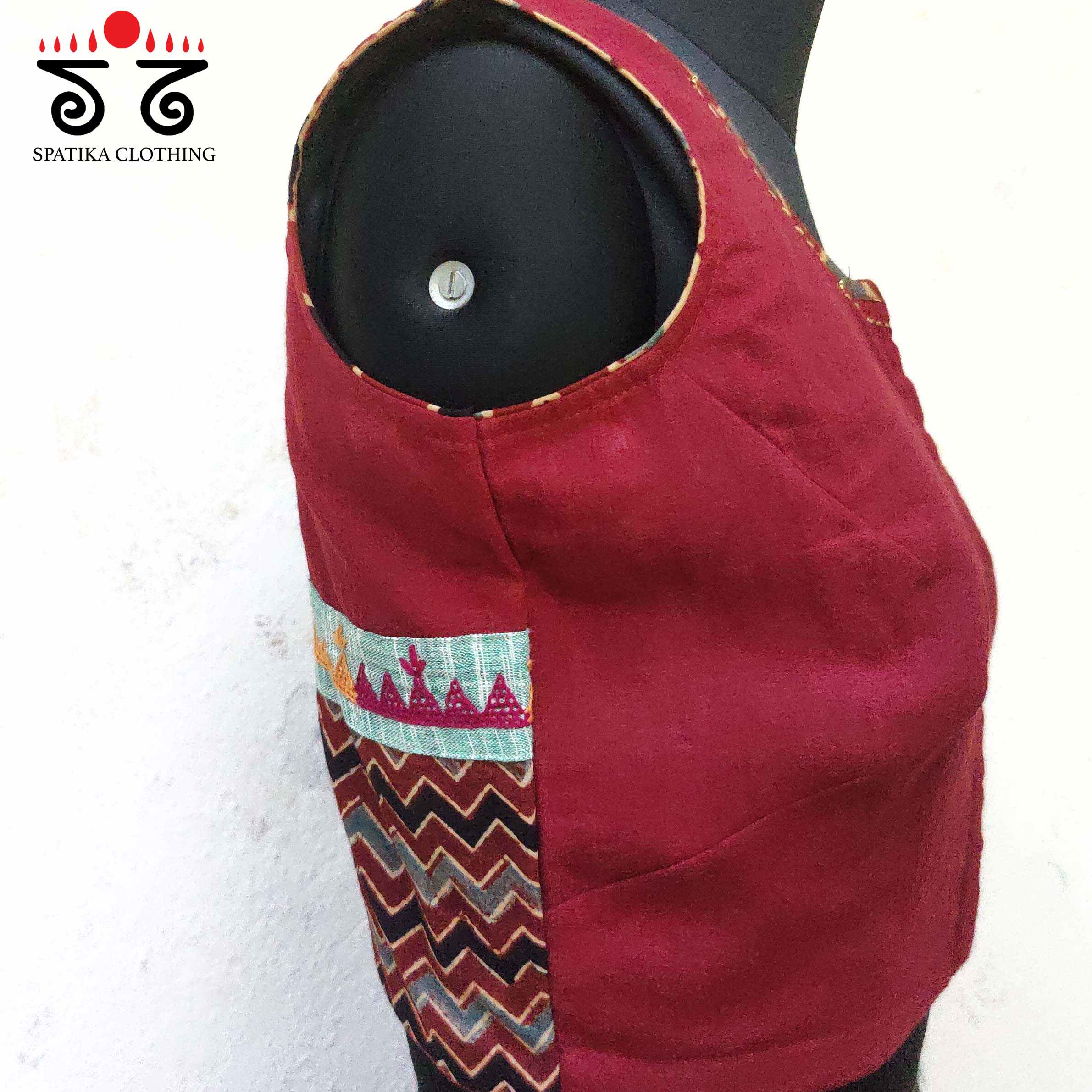 The Ajrak Sleeveless Blouse - New!