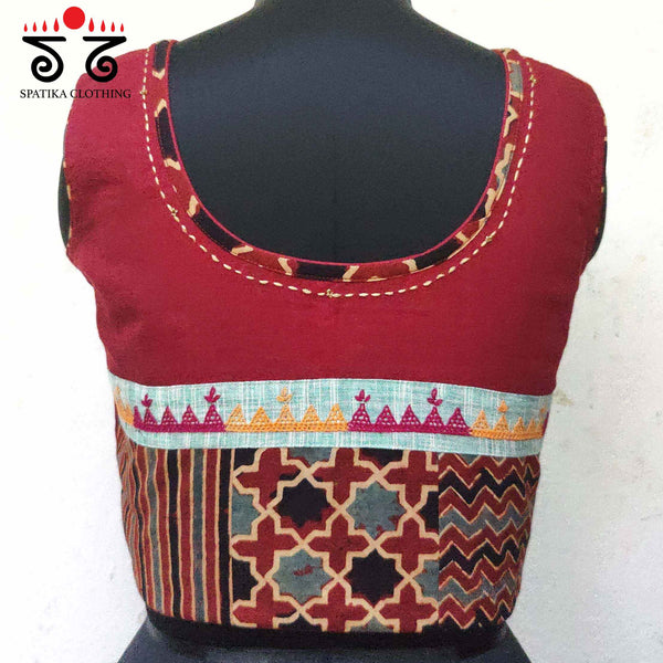 The Ajrak Sleeveless Blouse - New!