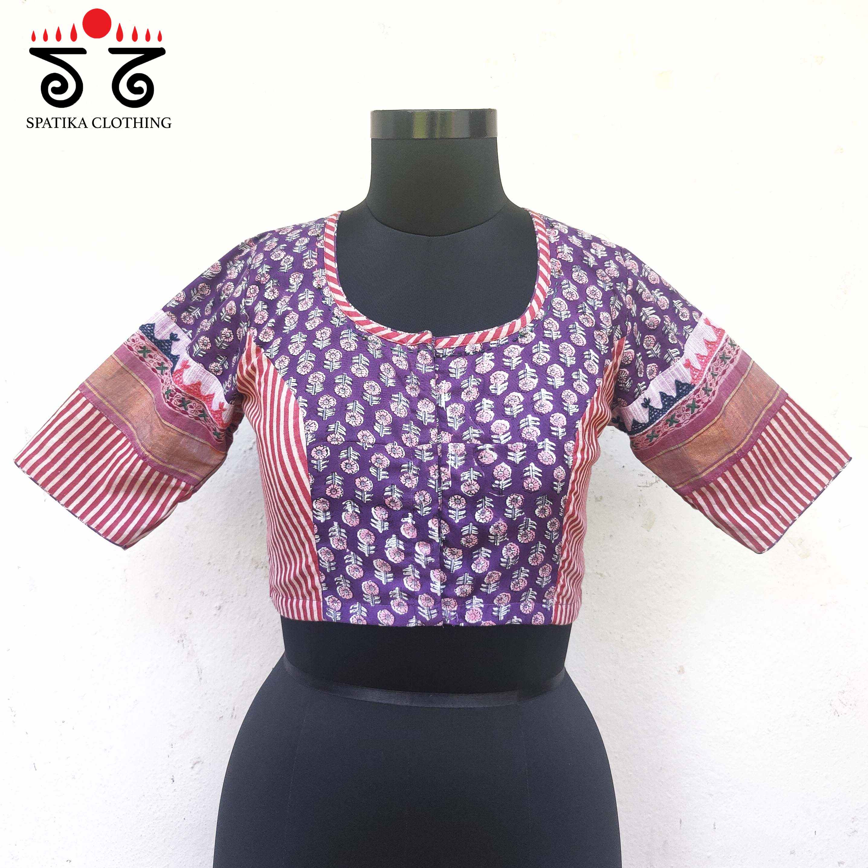 The Purple Bagru Blouse - New!