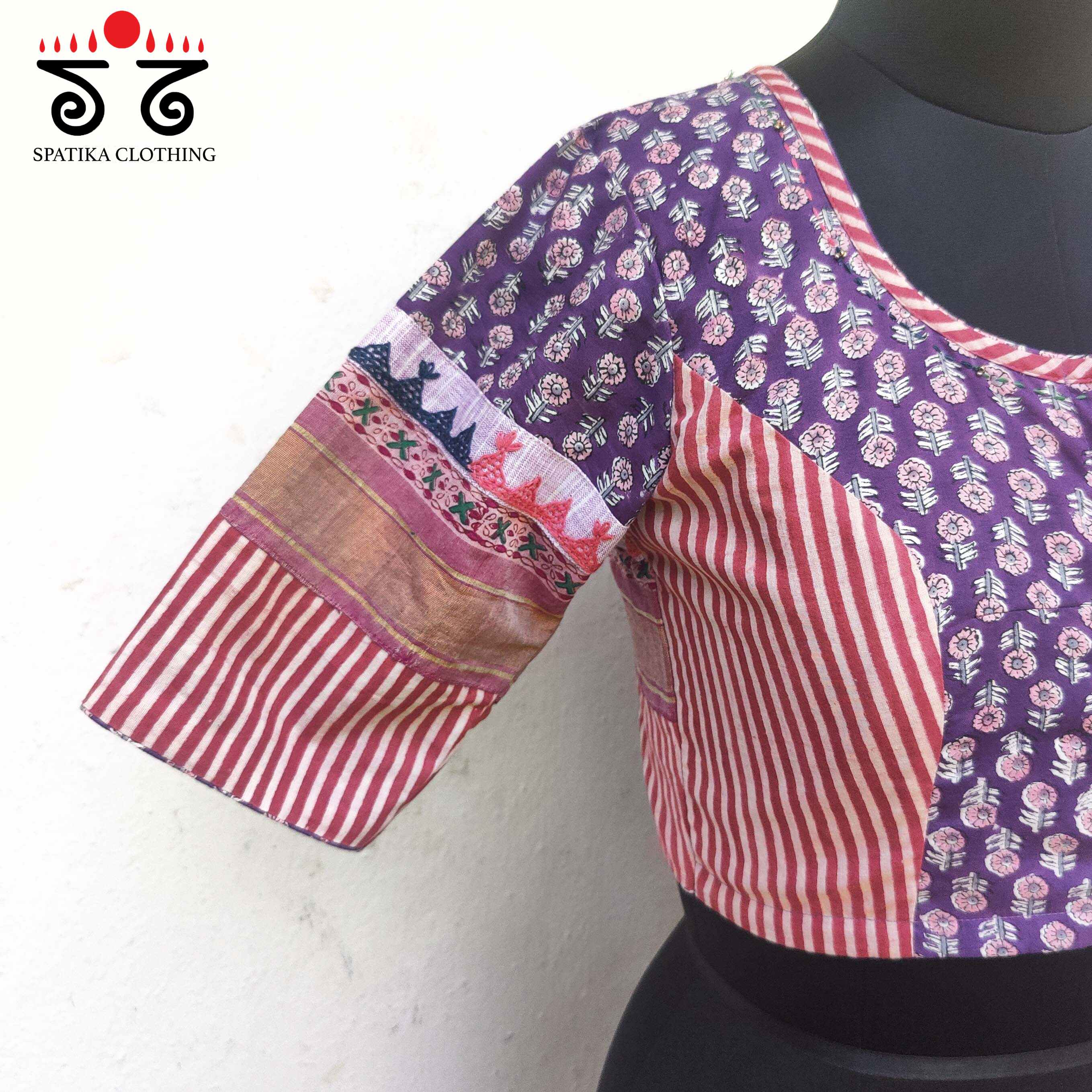 The Purple Bagru Blouse - New!