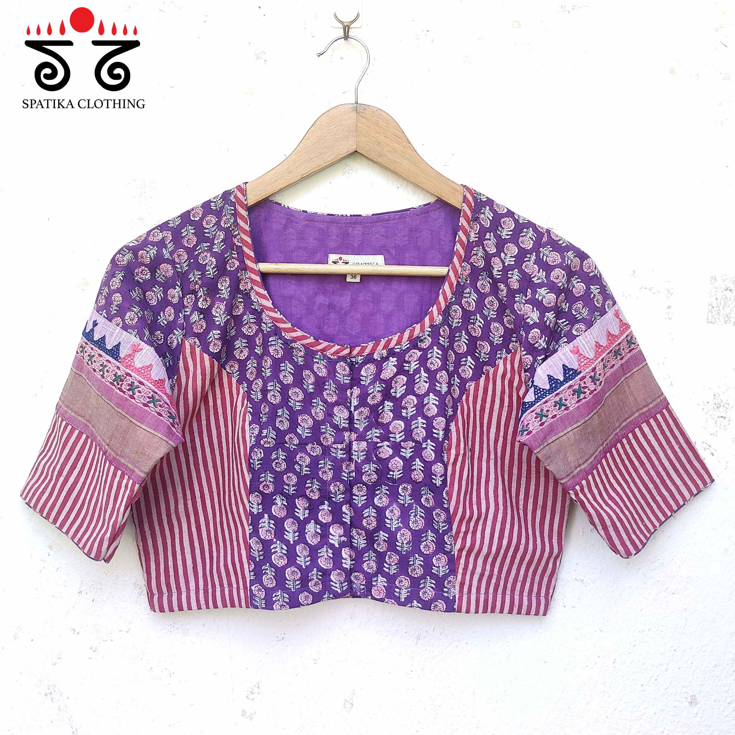 The Purple Bagru Blouse - New!