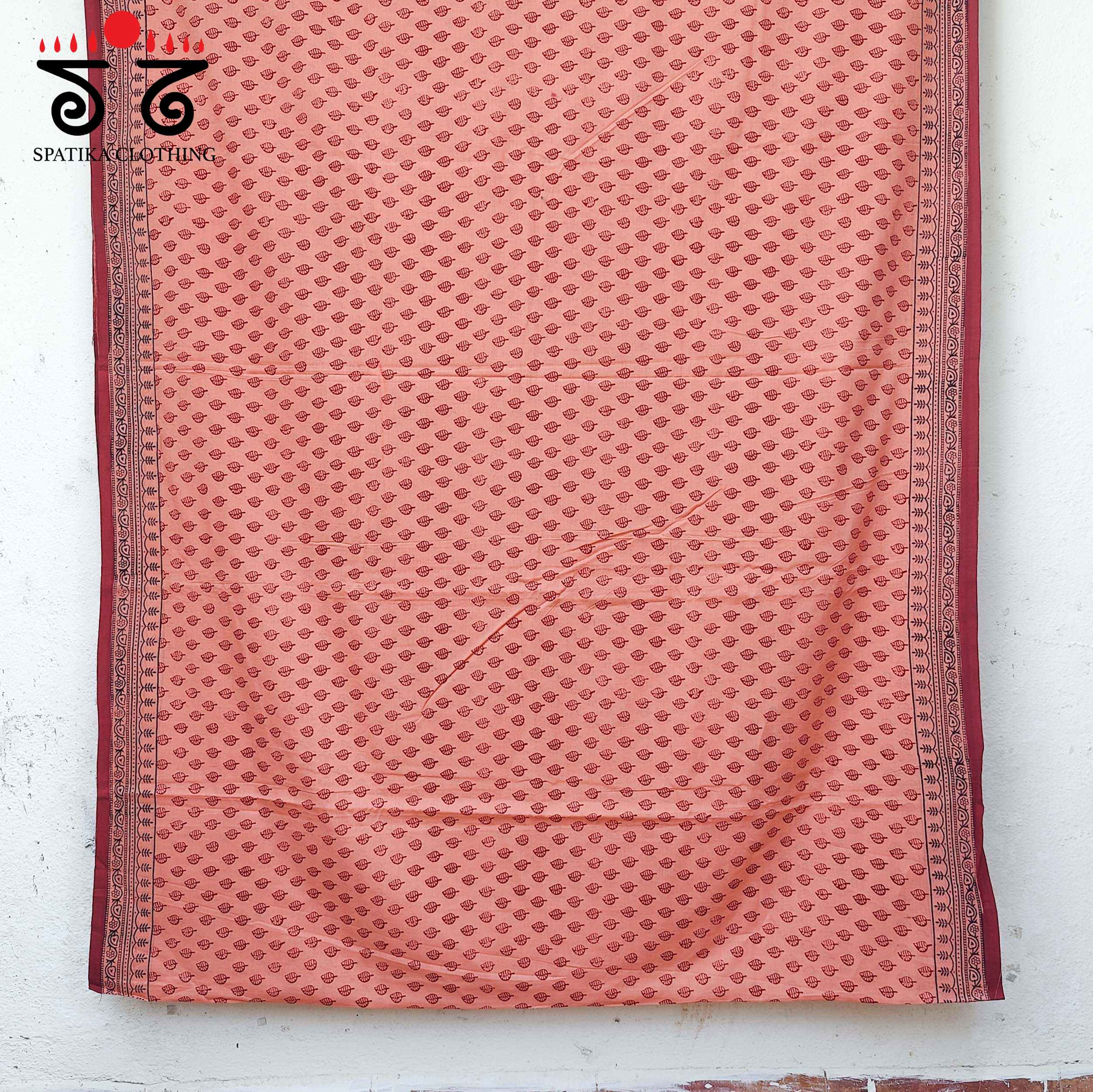 Handblock Printed Cotton Saree