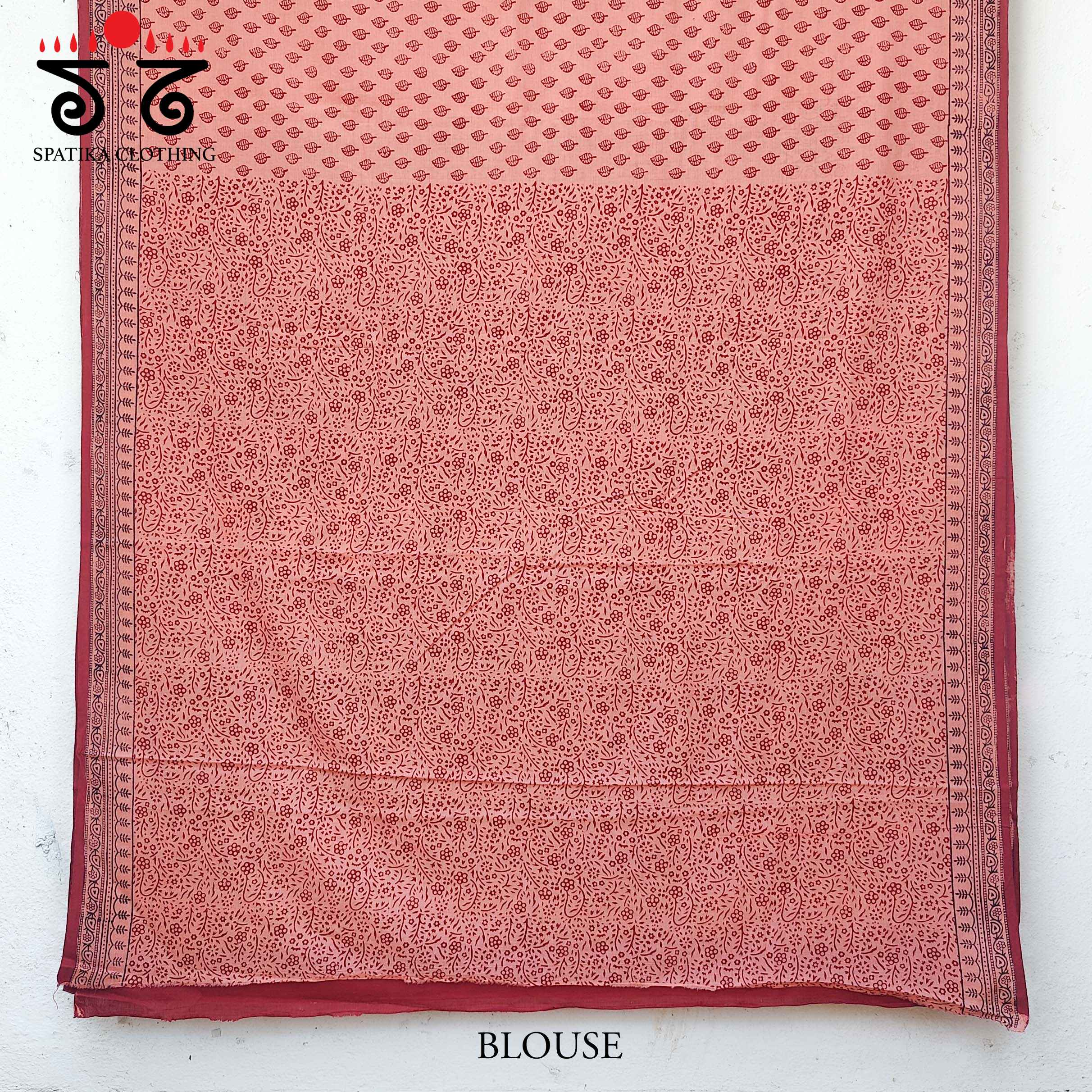 Handblock Printed Cotton Saree