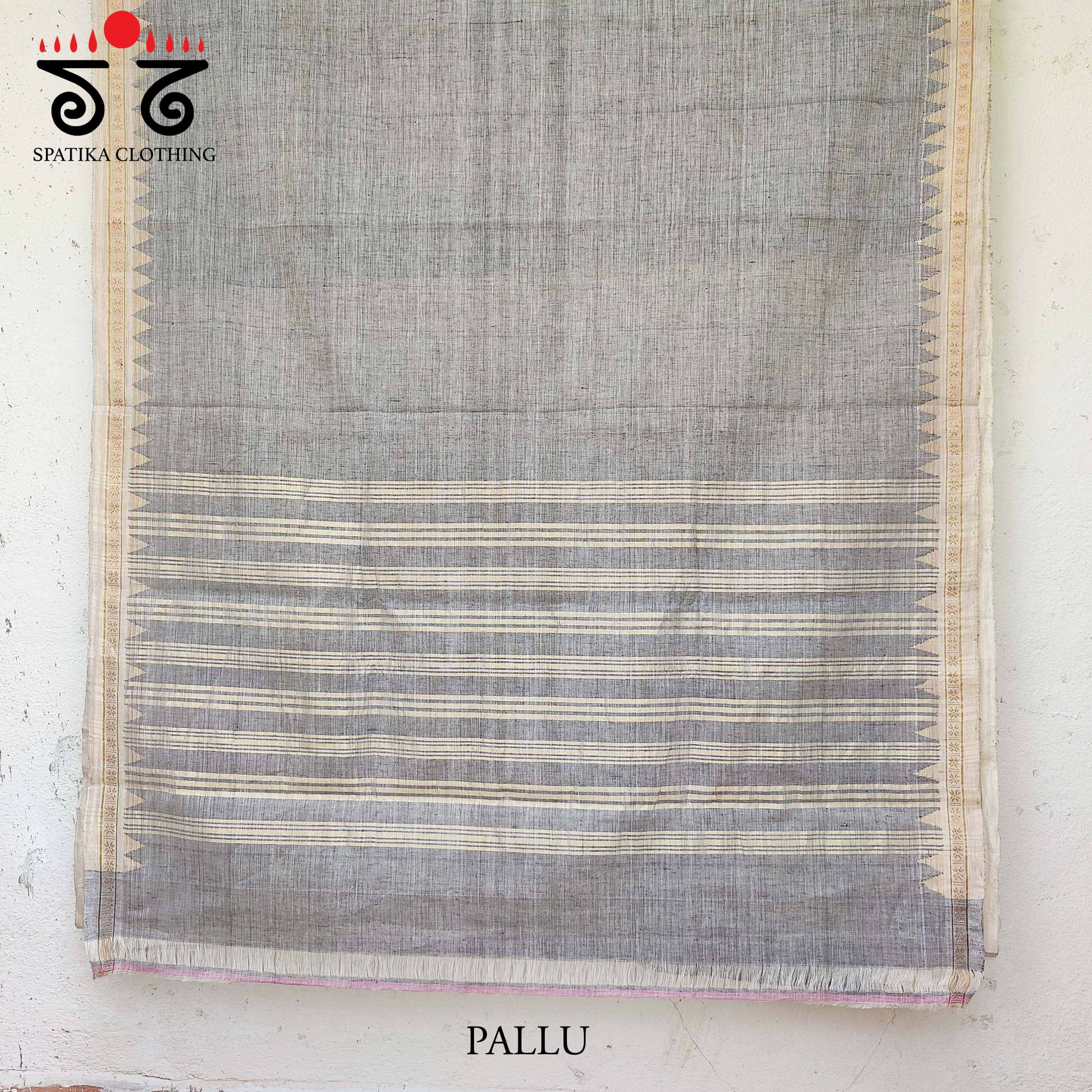 Ponduru Handspun Cotton Saree - New!