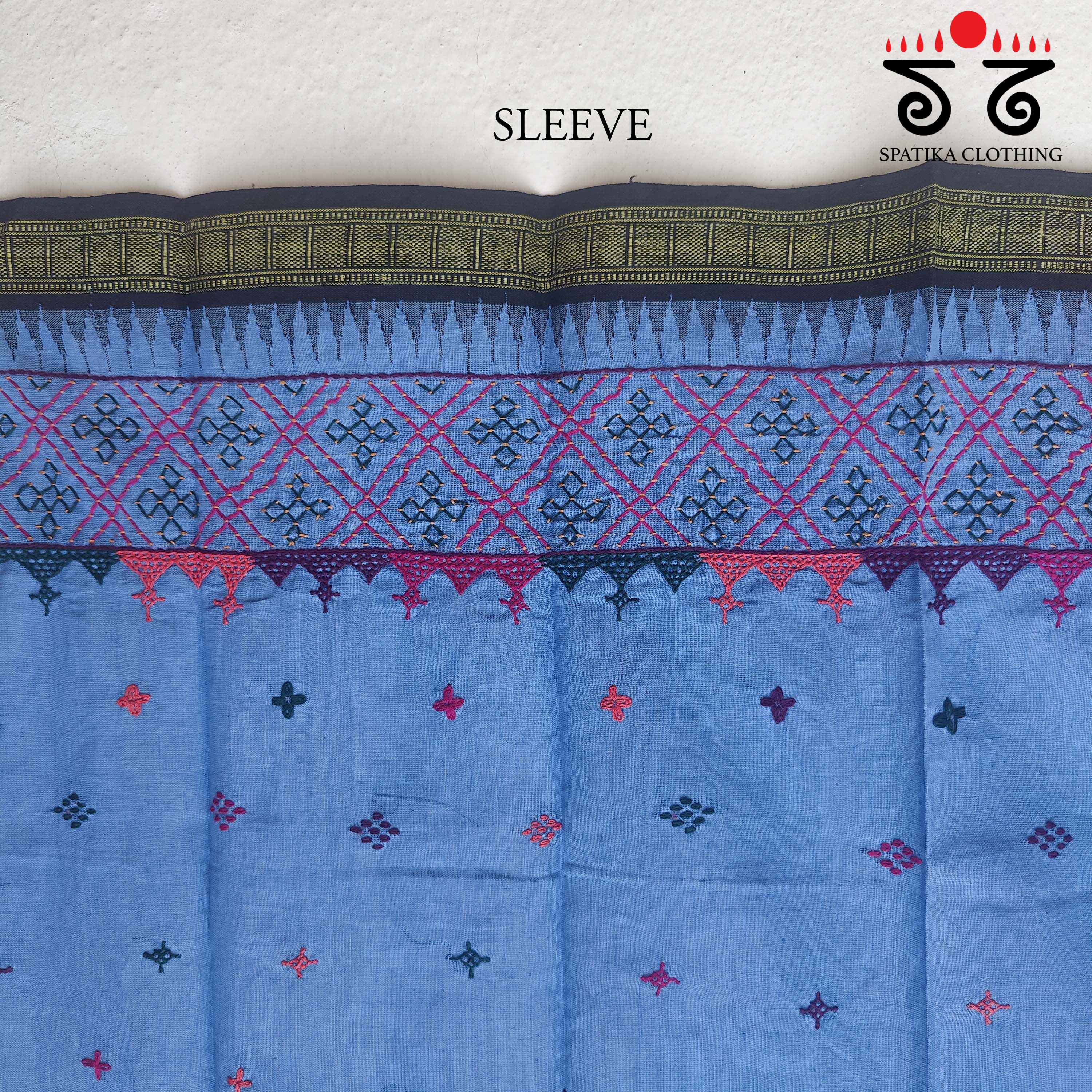 Lambani Hand-embroidered Blouse Fabric