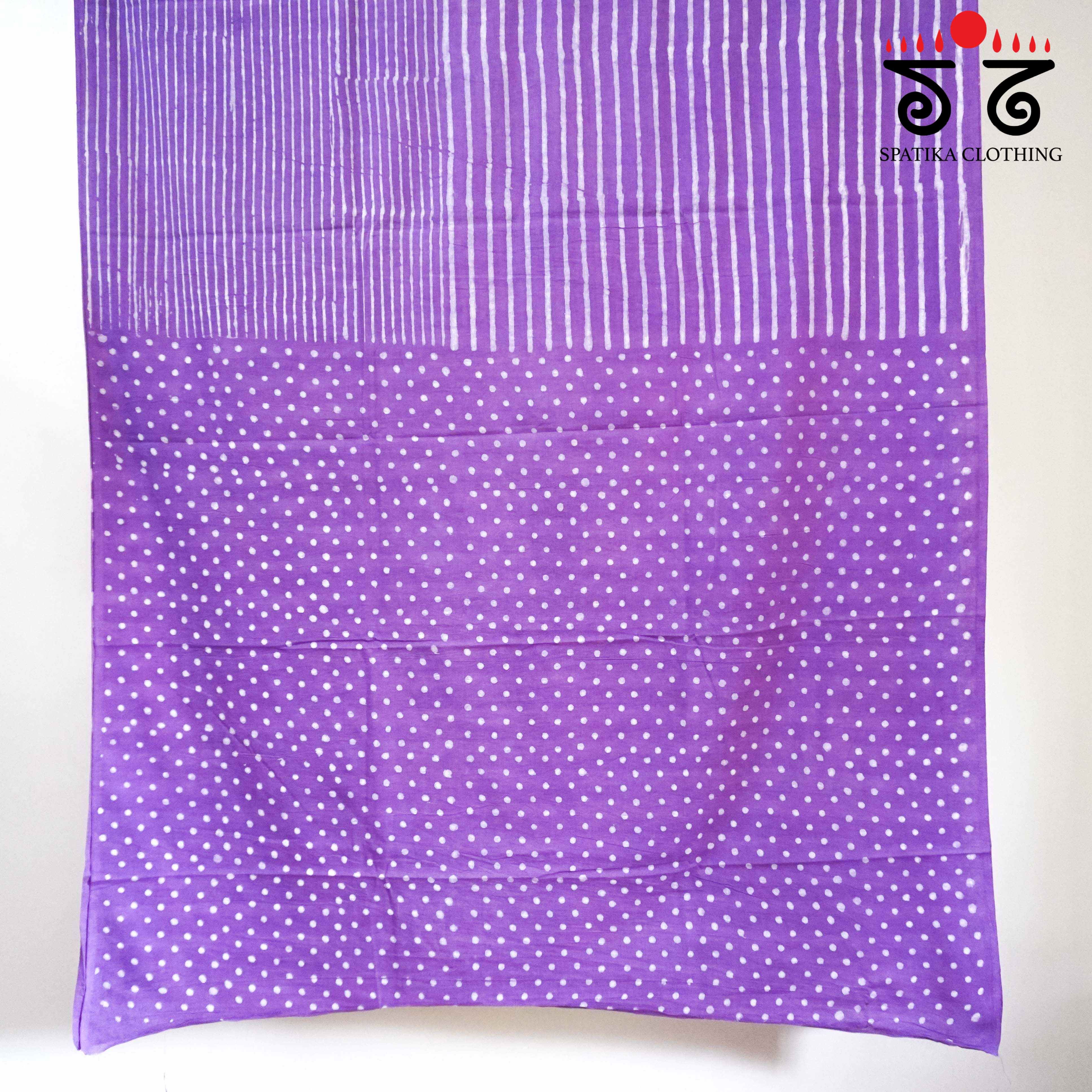 Hand Blockprinted Mul Cotton Saree