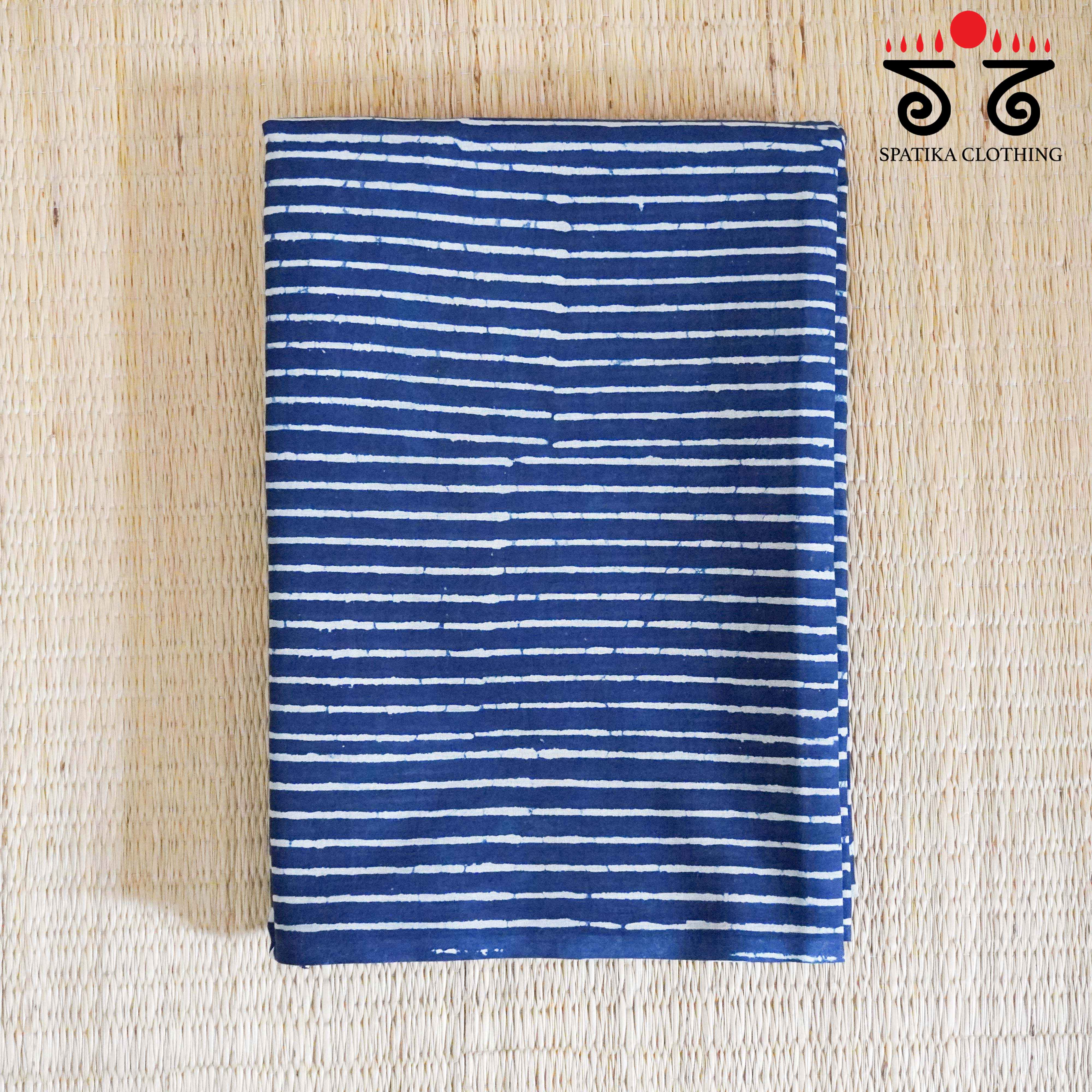 Hand Blockprinted Mul Cotton Saree