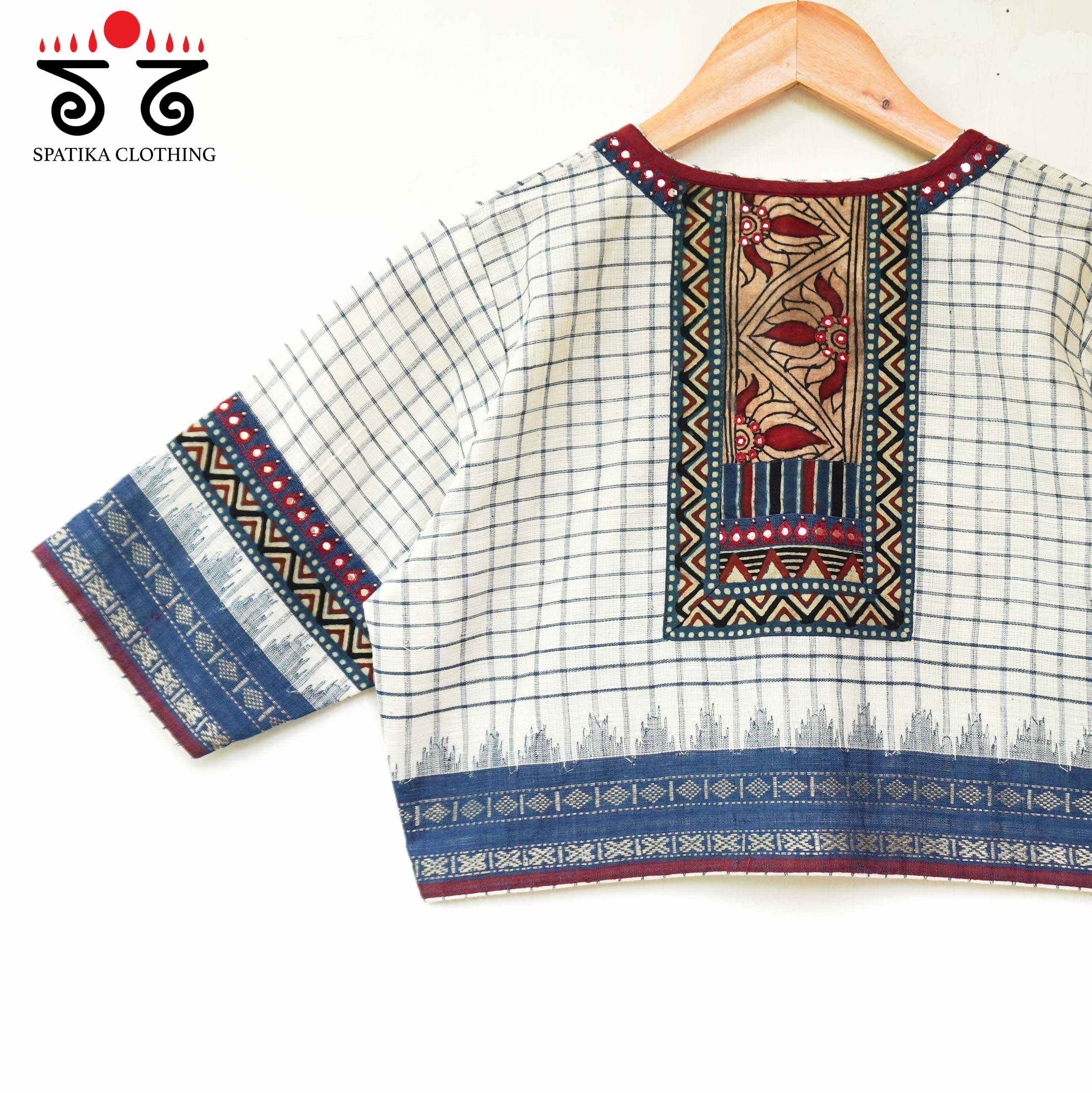 Ponduru Kalmakari Handcrafted Blouse