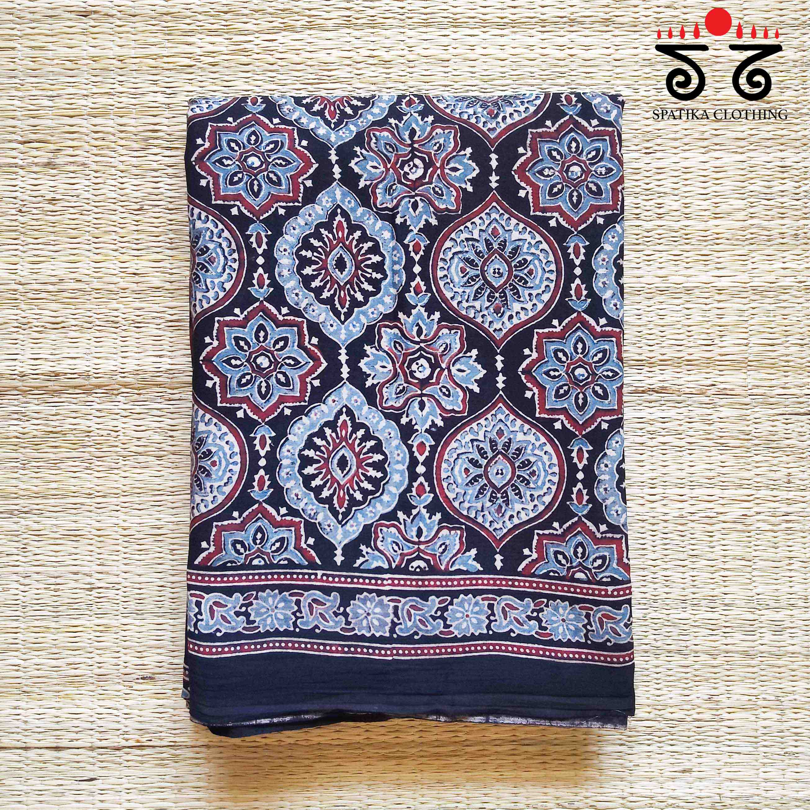 Ajrak Modal Silk Saree