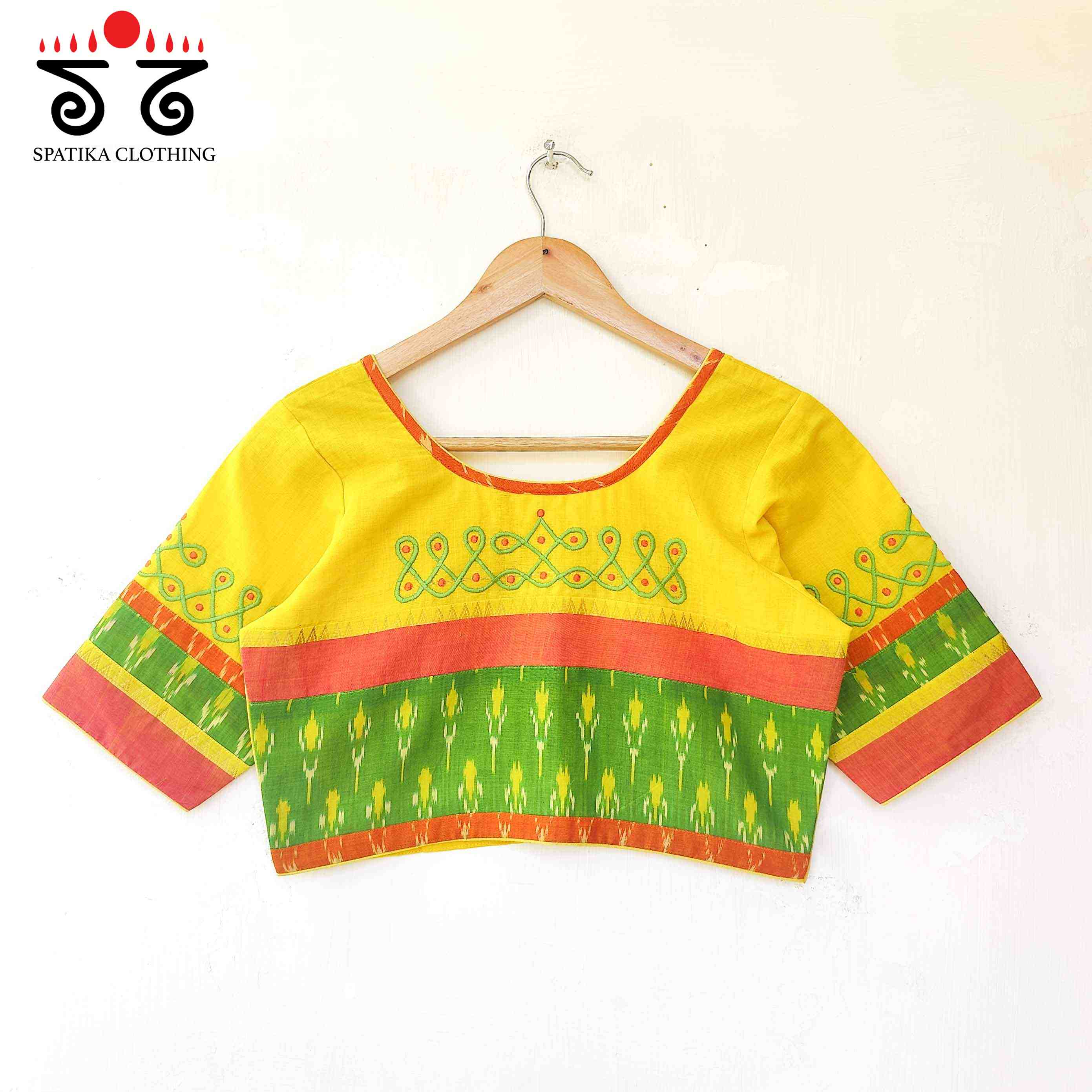 Prabhavati Kolam Handcrafted Blouse