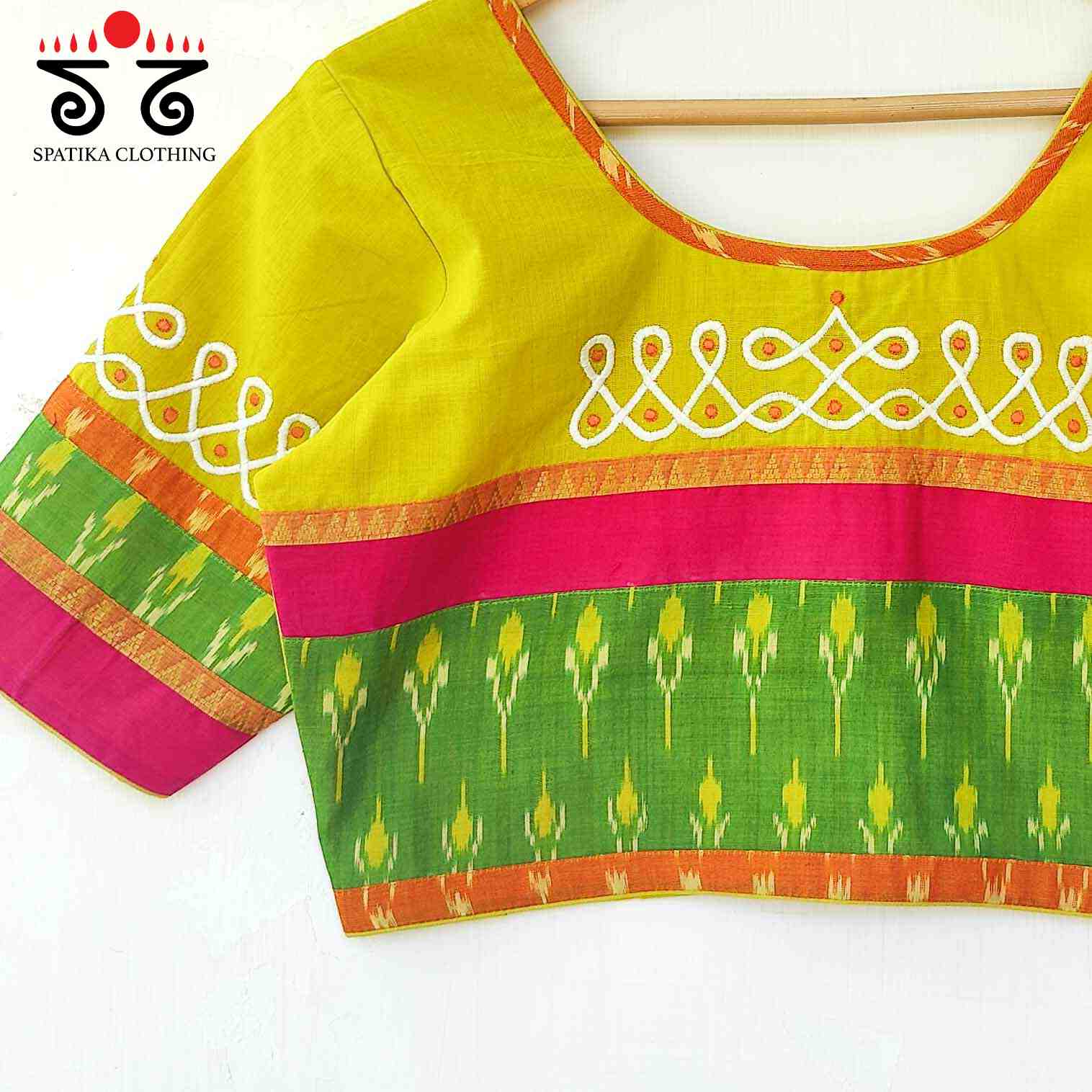Prabhavati Kolam Handcrafted Blouse