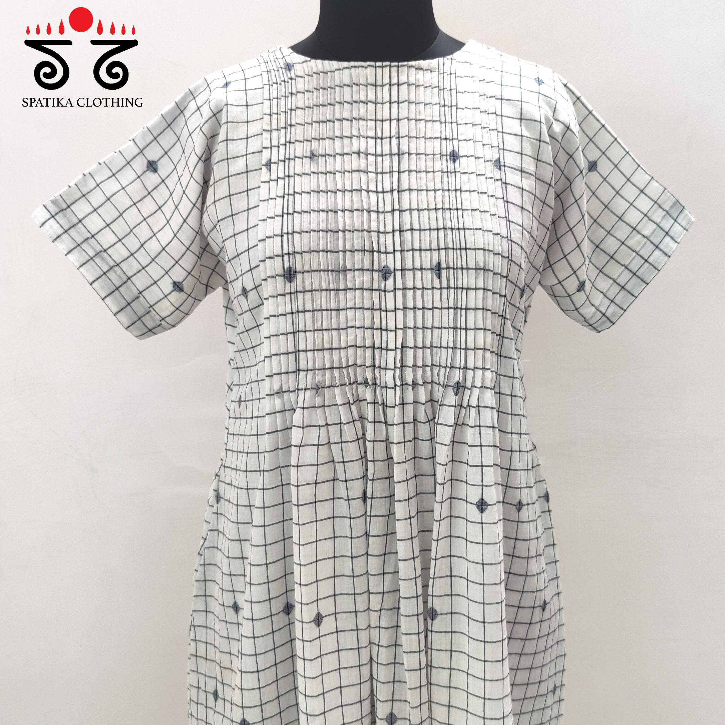 Jamdhani Handembroidered Dress