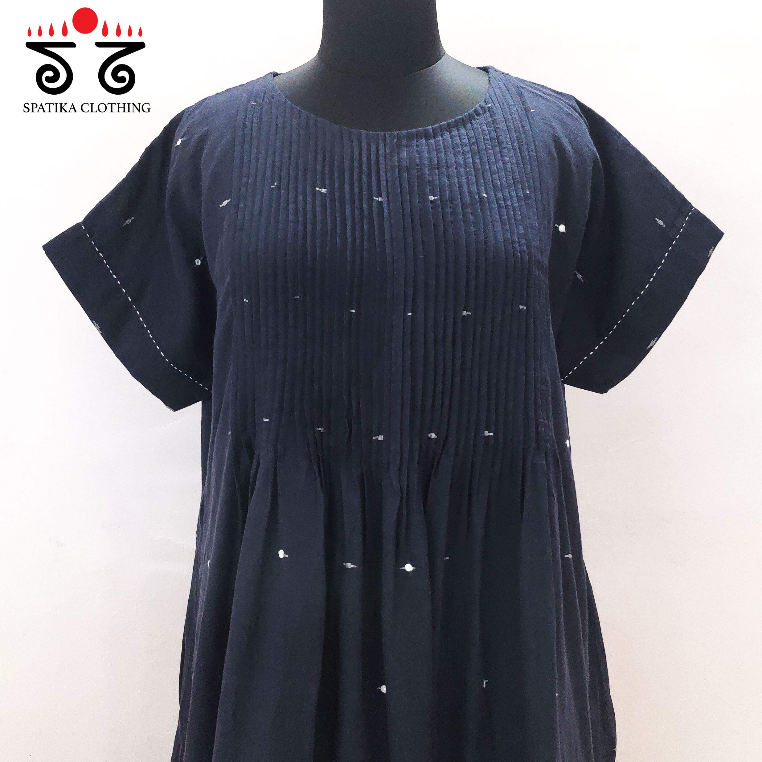 Jamdhani Hand embroidered Dress