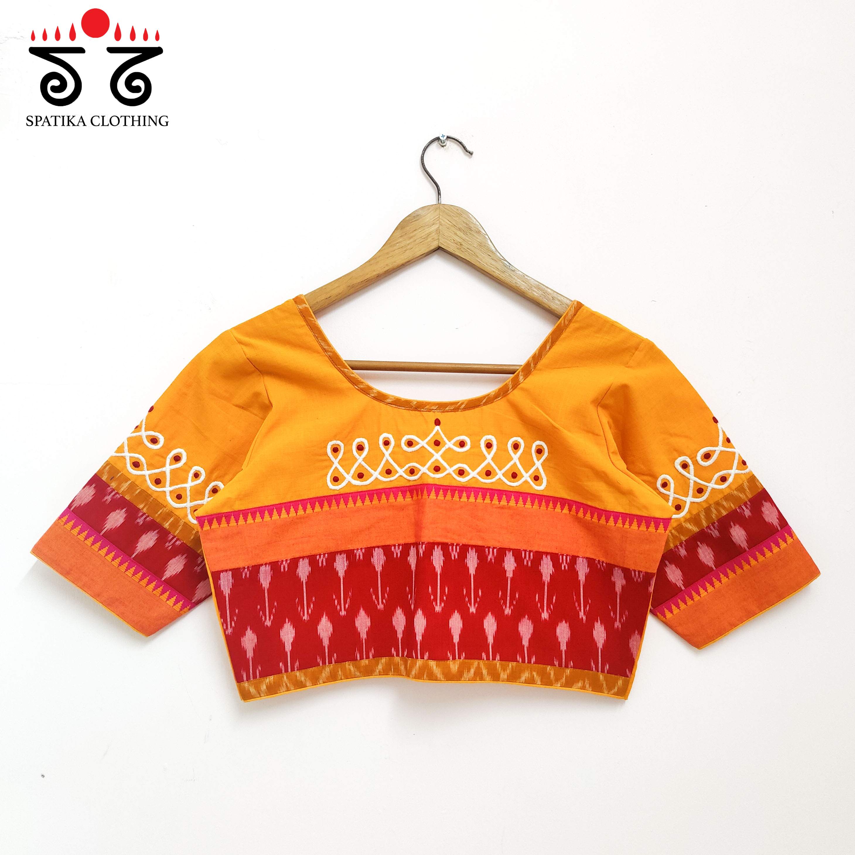 Prabhavati Kolam Handcrafted Blouse